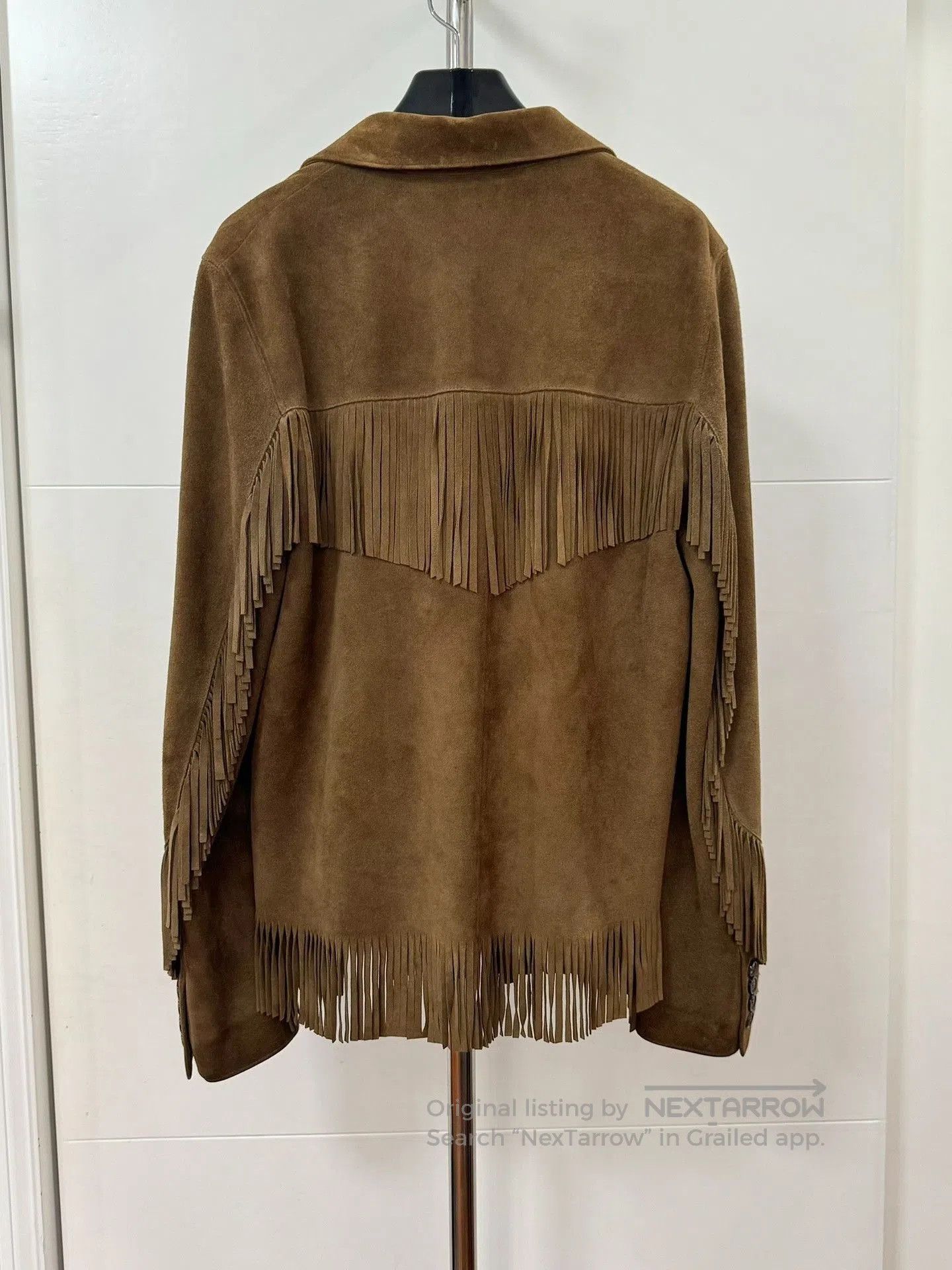 Saint Laurent Paris Saint Laurent Hedi Slimane Suede Fringe Jacket. Size US S / EU 44-46 / 1 - 2 Thumbnail