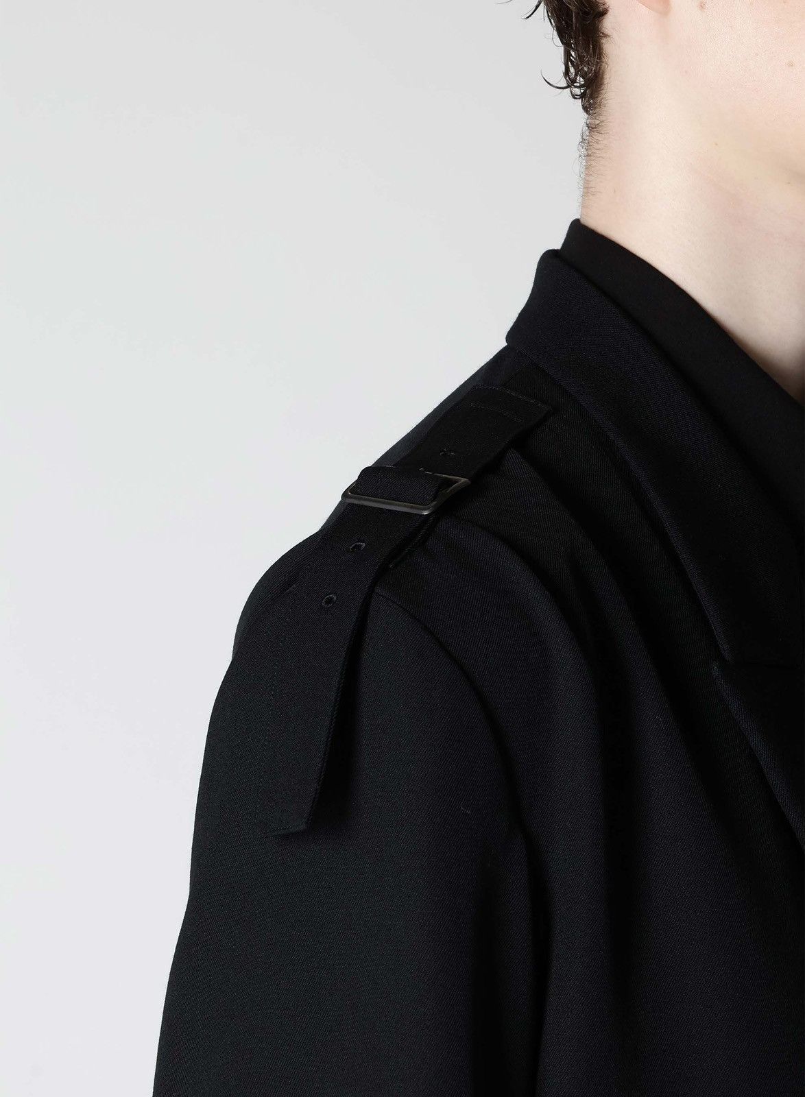 Yohji Yamamoto Yohji Yamamoto Pour Homme Bondage Strap Gabardine Jacket Size US L / EU 52-54 / 3 - 3 Thumbnail
