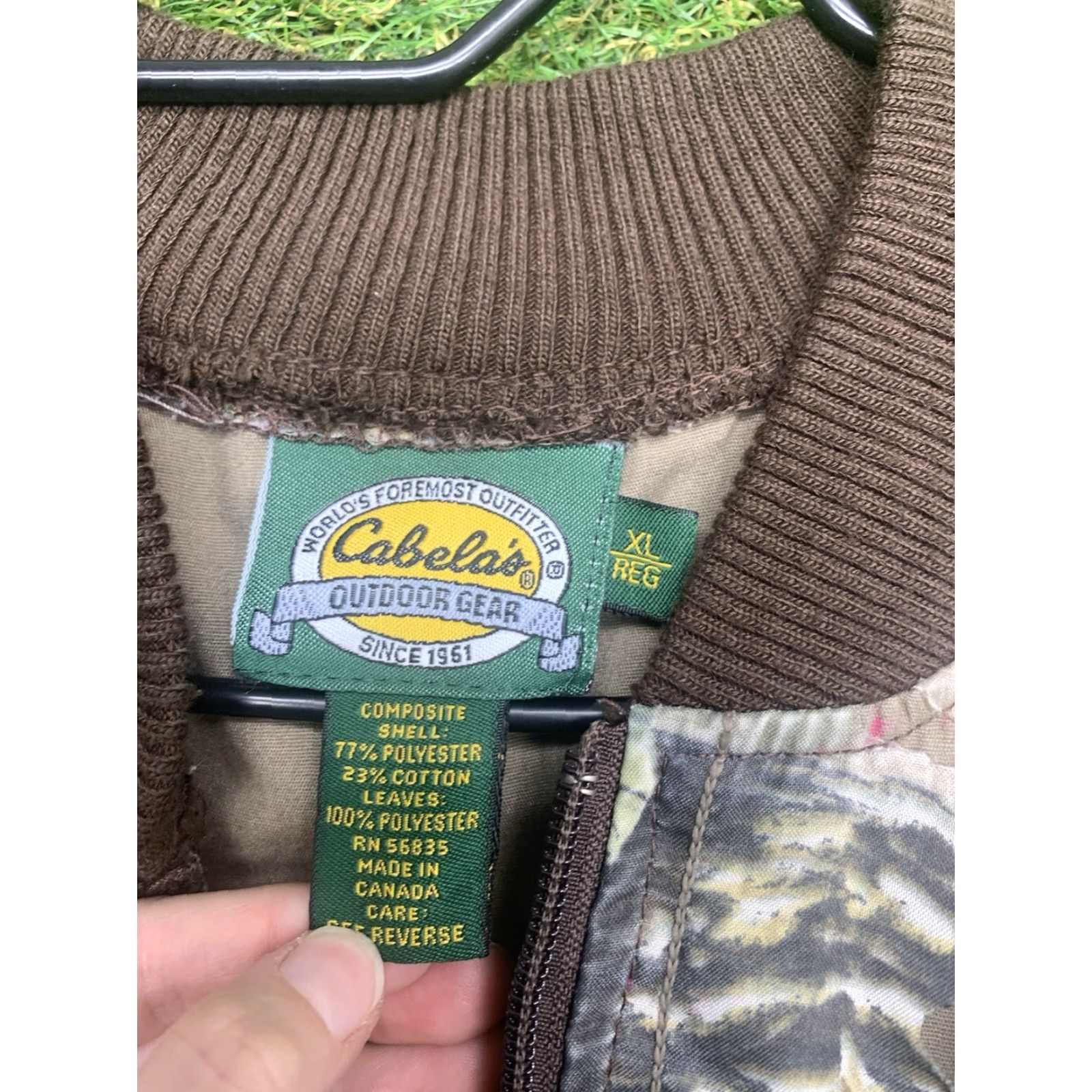 Vintage VINTAGE Cabela's Jacket Mens XL Brown Seclusion 3D Camouflage Insulated Quilted Hunting Bomber Jacket Casual Outdoor Size US XL / EU 56 / 4 - 3 Thumbnail