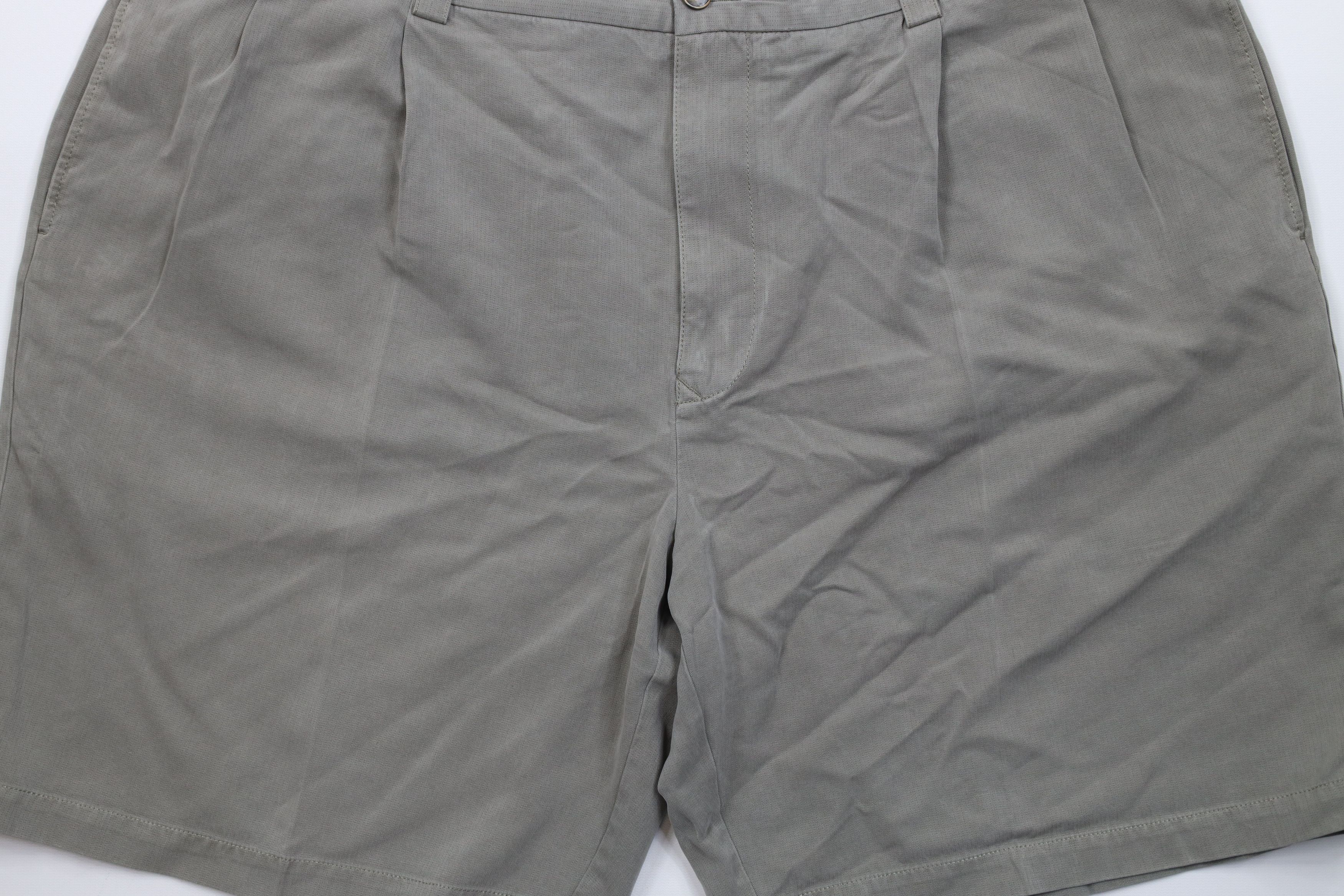 Tommy Bahama × Vintage Vintage Tommy Bahama Above Knee Silk Chino Shorts Green Size US 42 / EU 58 - 3 Thumbnail