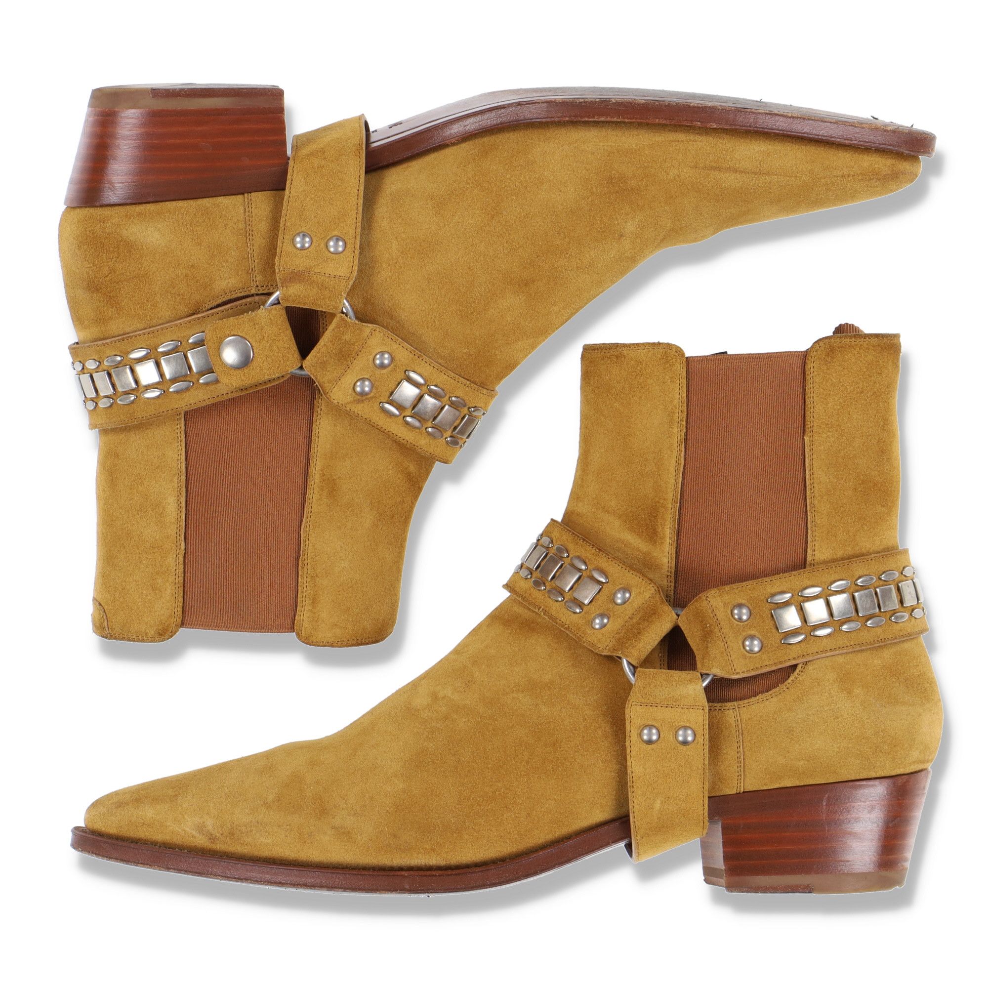 Celine Camargue Biker Chelsea 40mm Havana Boots Size US 11 / EU 44 - 3 Thumbnail