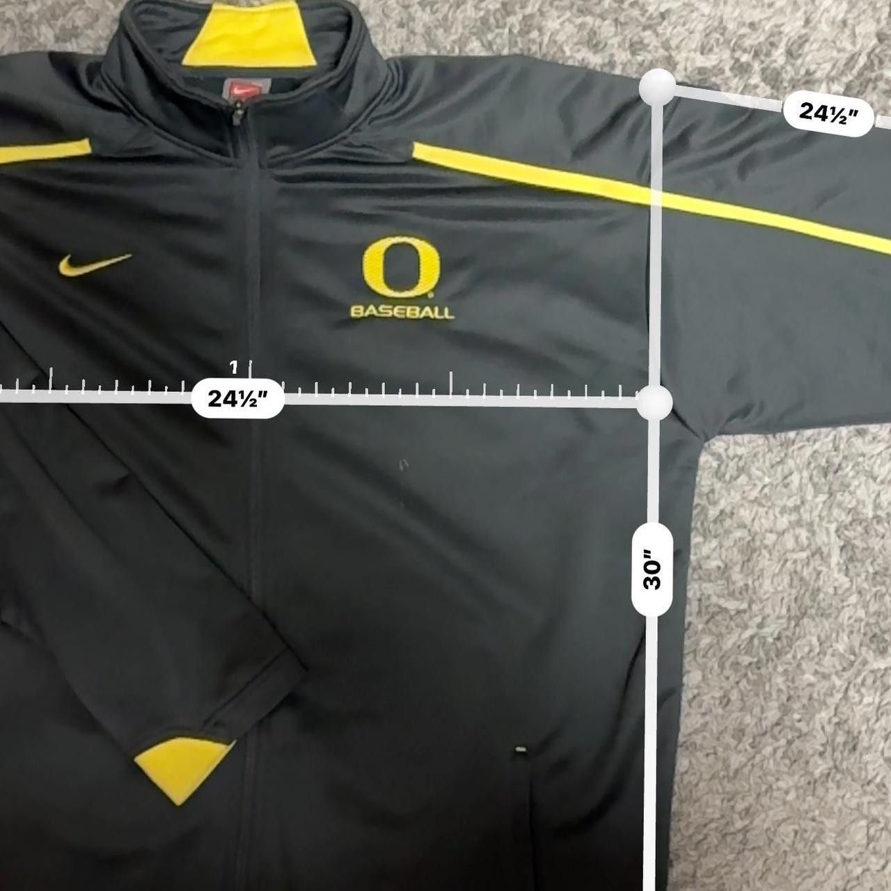 Nike Nike Men's Grey and Yellow Sweatshirt Size US XL / EU 56 / 4 - 4 Thumbnail