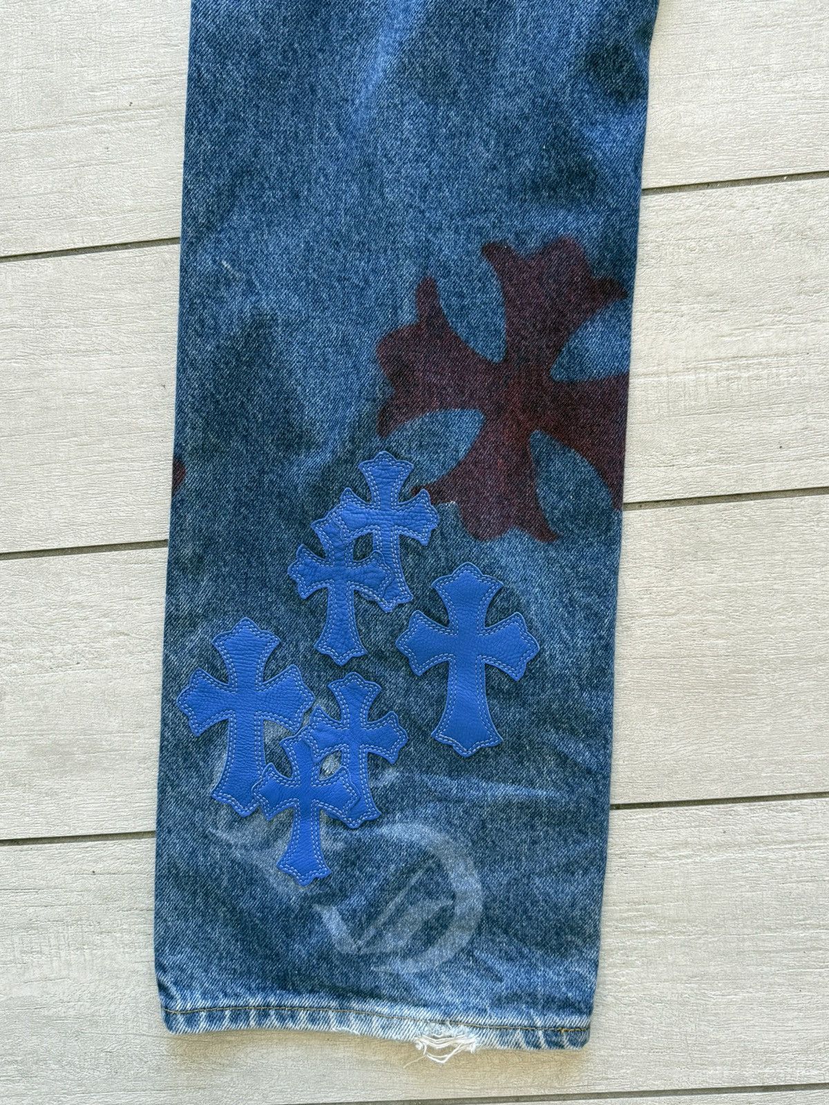 Chrome Hearts CHROME HEARTS STENCIL JEANS Size US 34 / EU 50 - 6 Thumbnail