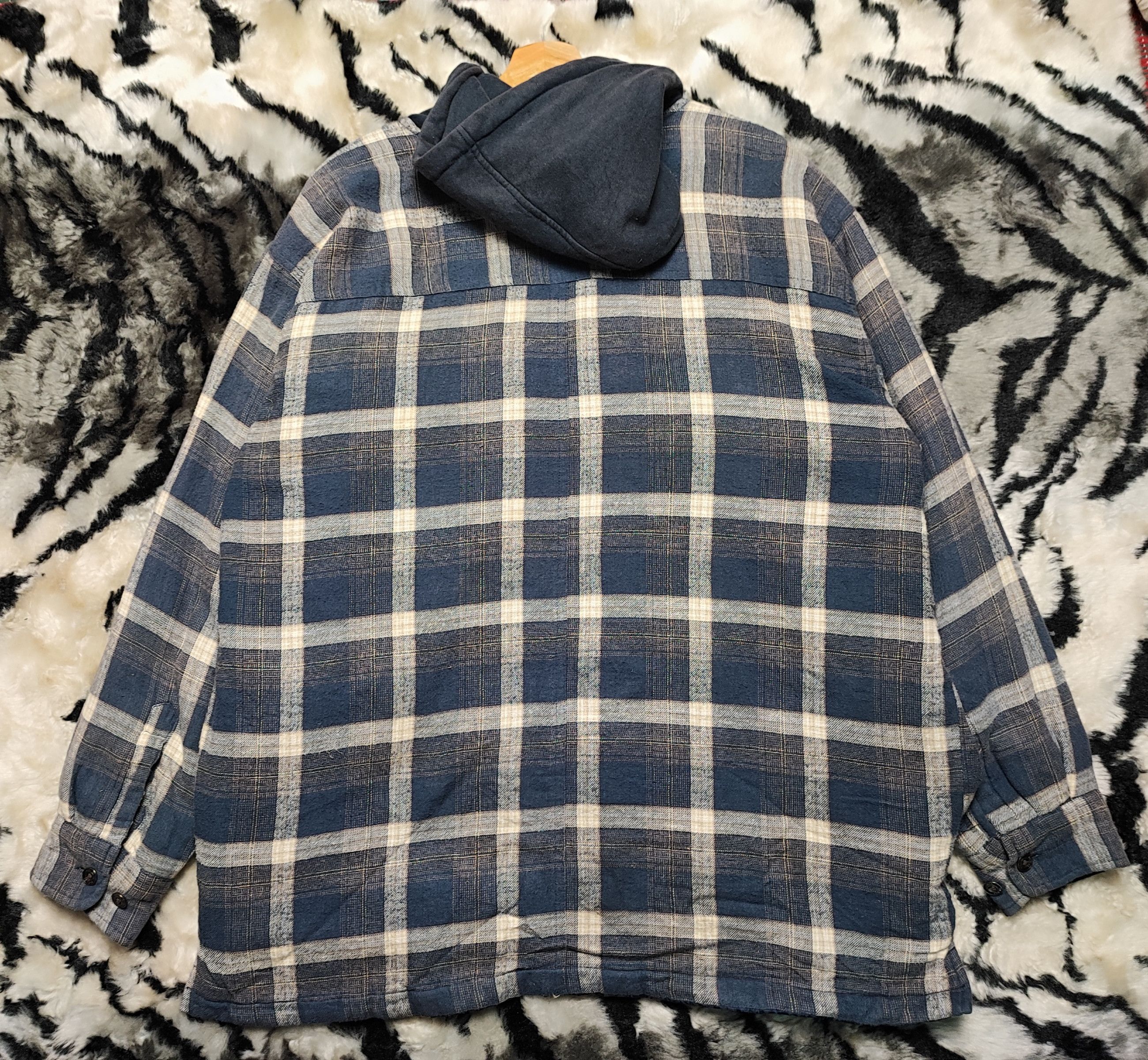Dickies Vintage Dickies Flannel Hoodie Size US L / EU 52-54 / 3 - 10 Thumbnail