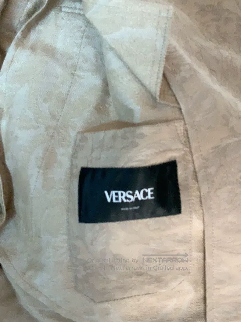 Versace Versace Baroque jacquard double-breasted trench coat Size US L / EU 52-54 / 3 - 5 Thumbnail