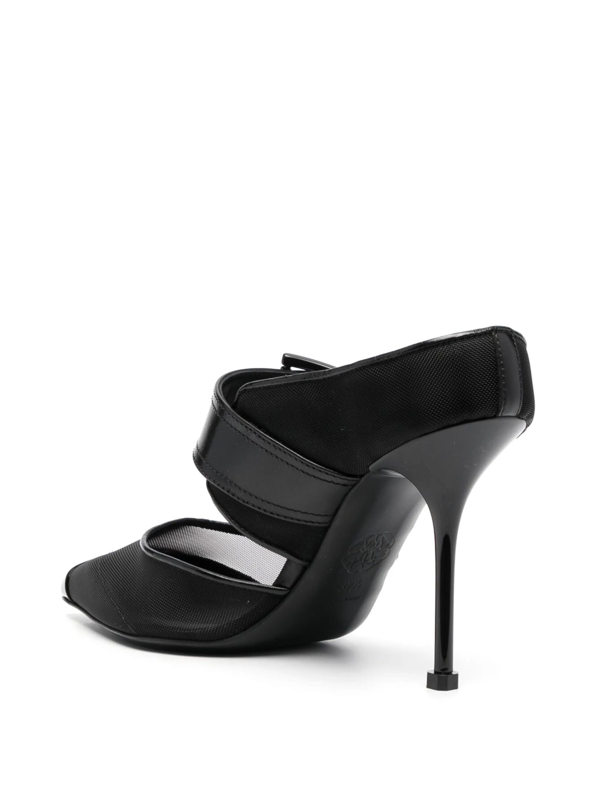 Alexander McQueen o1y0325 Mules in Black Size US 7.5 / IT 37.5 - 3 Thumbnail