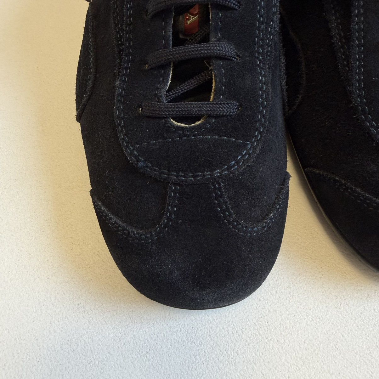 Prada OG Black Suede ‘Montecarlo’ Sneakers Size US 8 / EU 41 - 10 Thumbnail