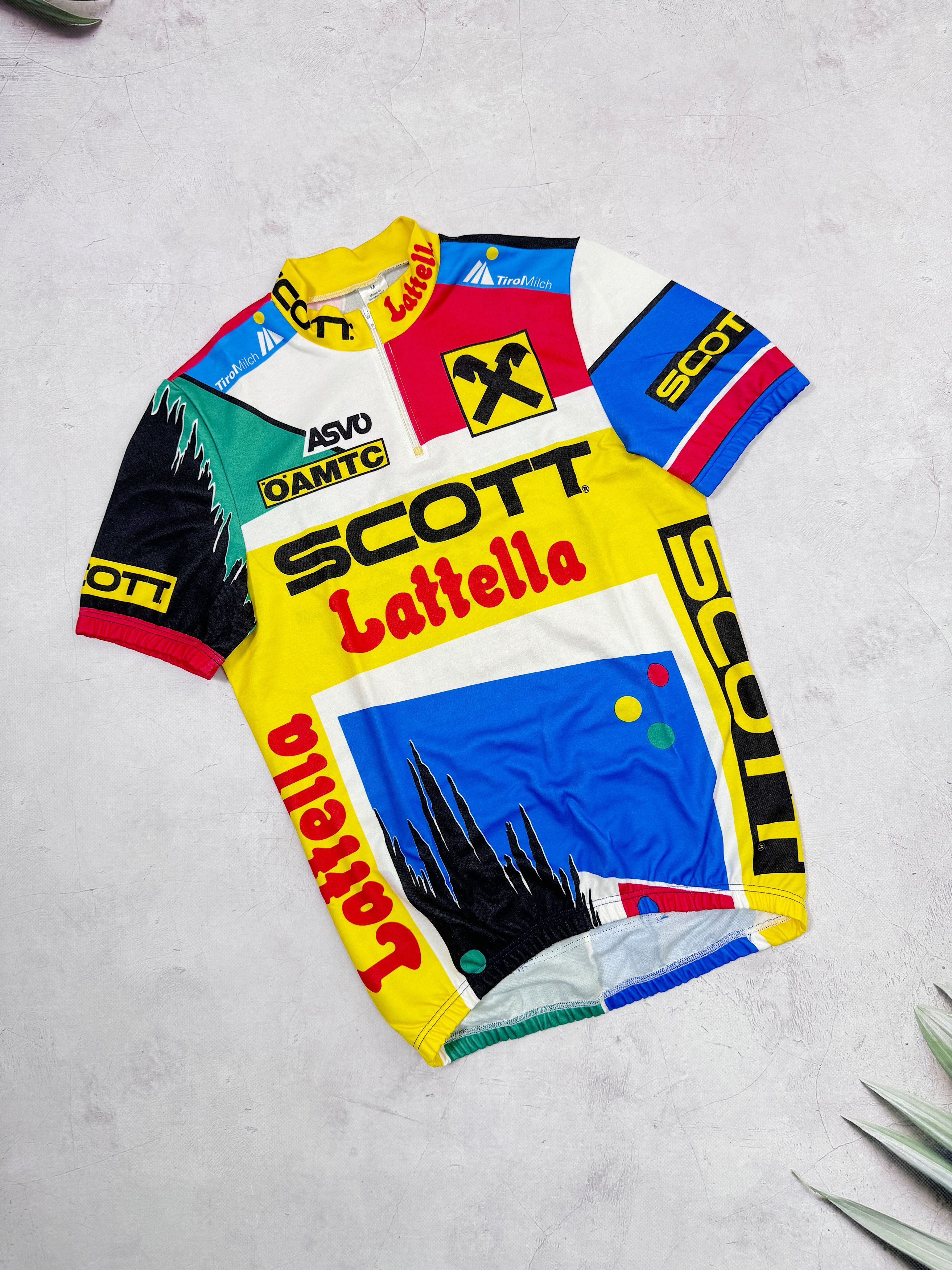 Vintage Scott Lattella Cycling Jersey ASVO