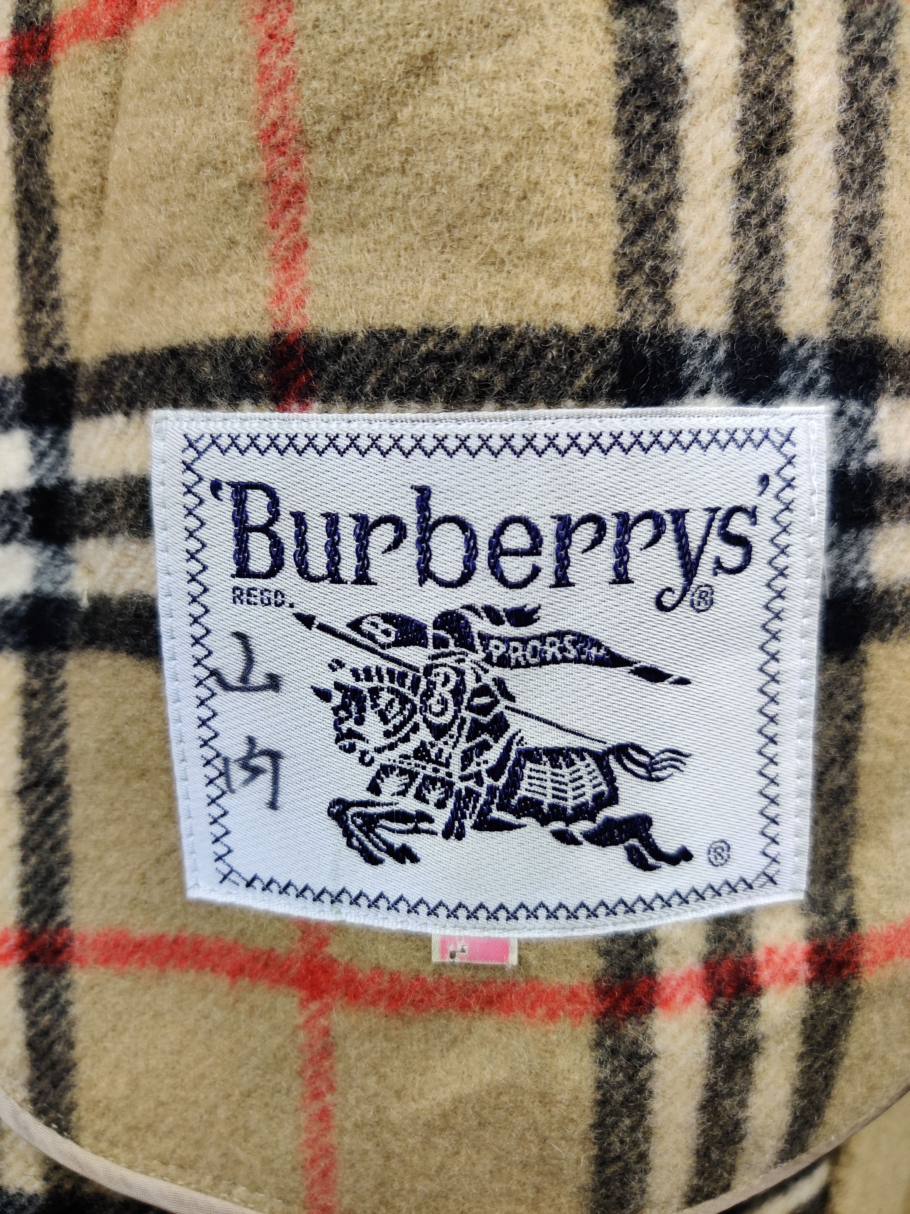 Burberry Vintage Burberry Nova Check Wool Trench Coat Size US L / EU 52-54 / 3 - 11 Thumbnail