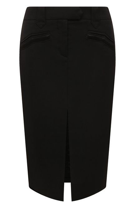 Tom Ford o1w1db10225 GC5690 Midi Skirt in Black Size 30" / US 8 / IT 44 - 1 Thumbnail