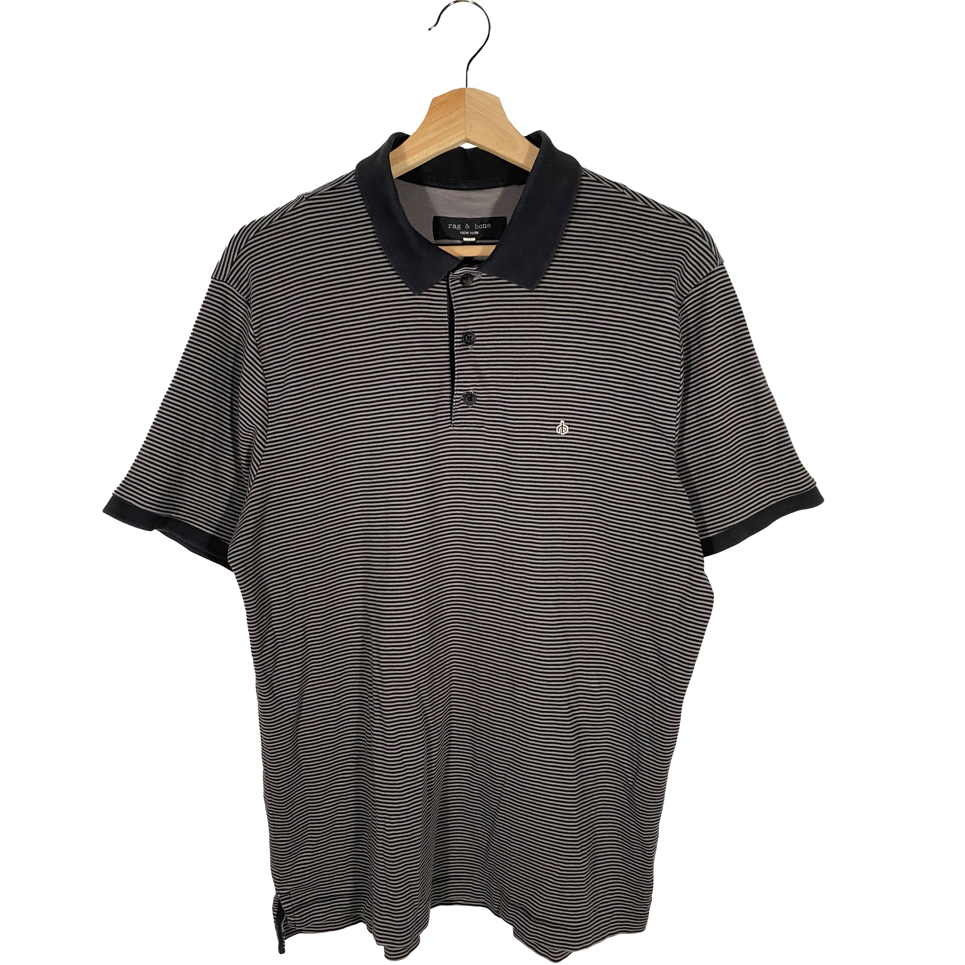 Rag & Bone Rag & Bone Striped Polo Shirt Size L Size US L / EU 52-54 / 3 - 1 Thumbnail