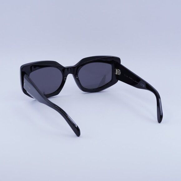 Celine Celine CL40277I 01A Sunglasses Shiny Black Cat Eye Frame Size ONE SIZE - 10 Thumbnail