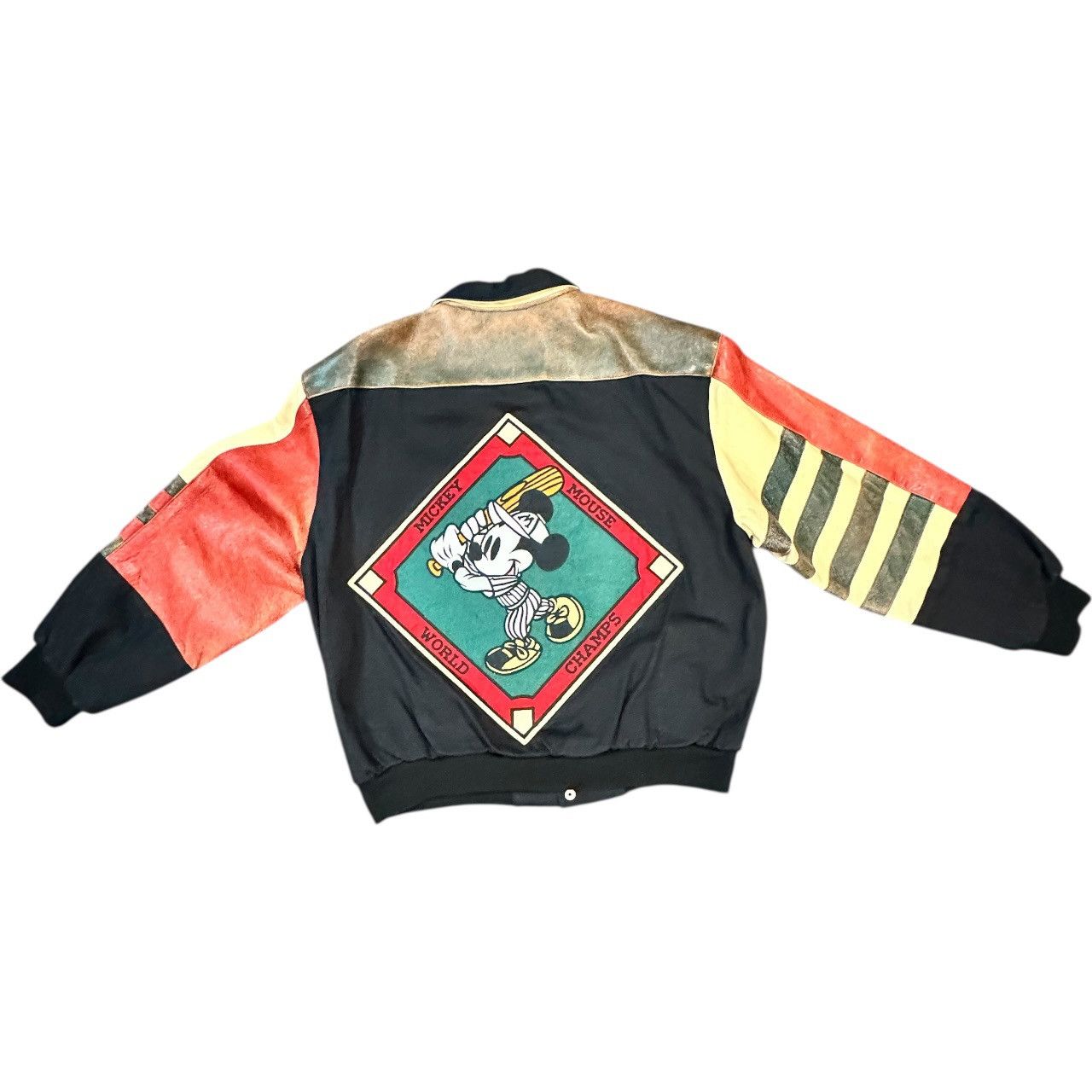 Vintage - Jeff Hamilton - Mickey Mouse Varsity Leather