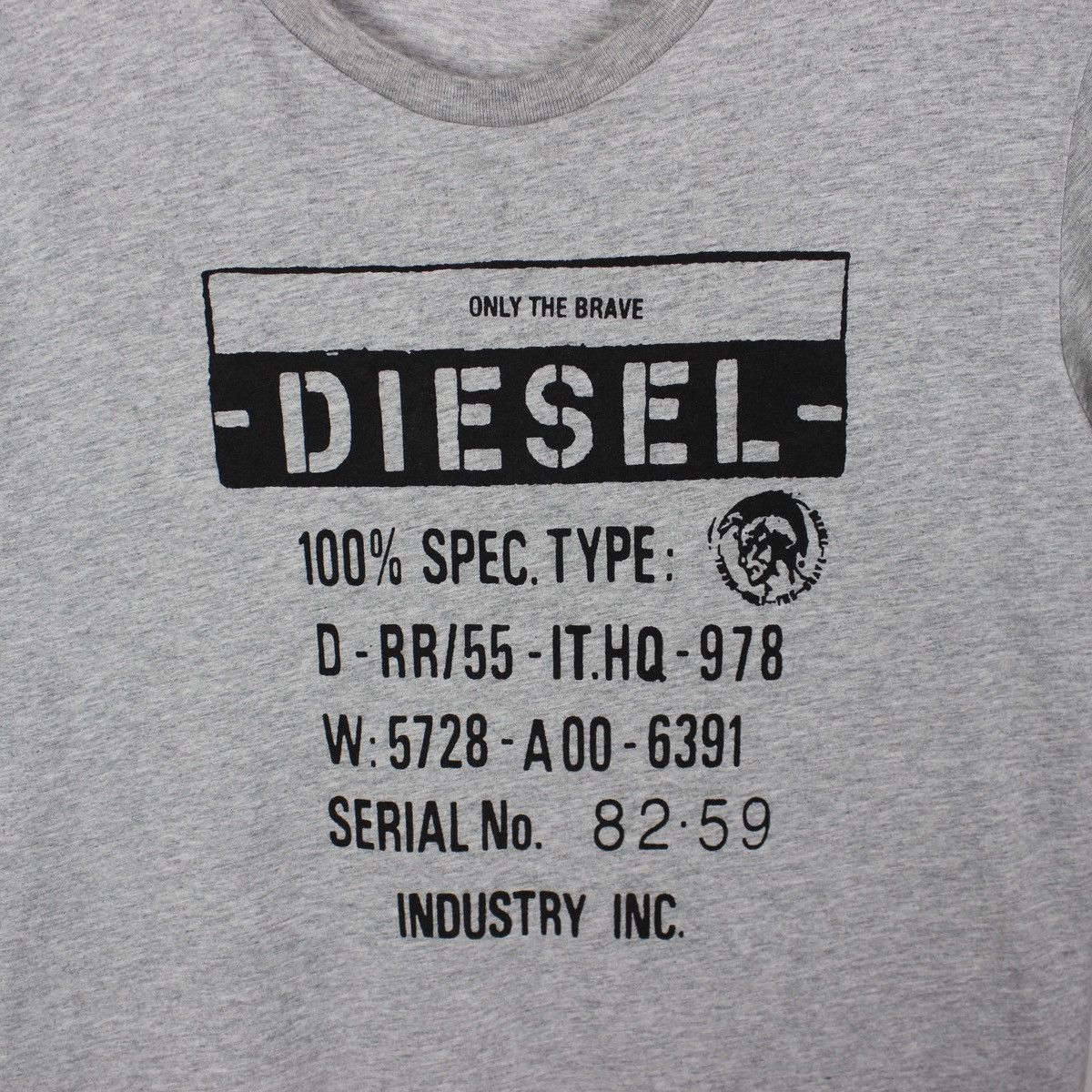 Diesel Diesel t shirt men cotton logo M L gray Size US XS / EU 42 / 0 - 3 Thumbnail