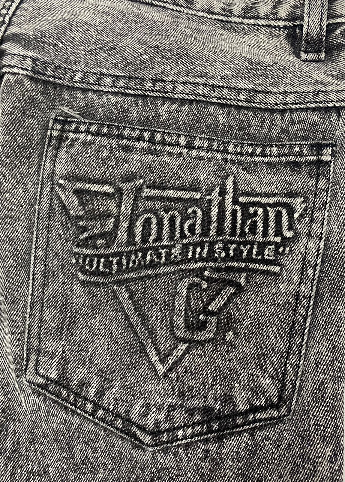 Japanese Brand × Vintage Crazy Faded Grey Y2K 2000’s Jonathan G Crazy Baggy Jeans 32 Size US 32 / EU 48 - 3 Thumbnail