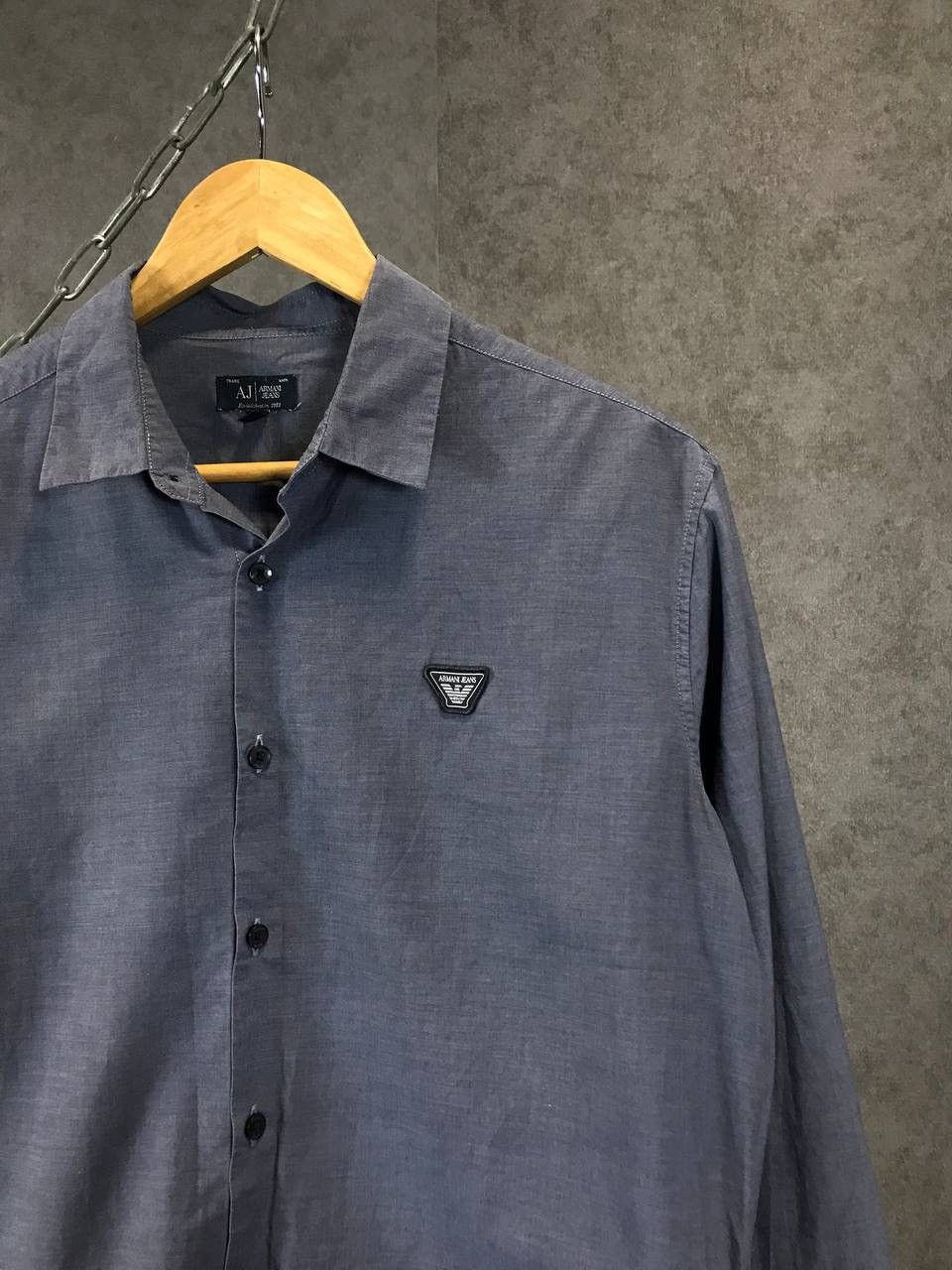 Armani Armani Jeans logo designer shirt Size US M / EU 48-50 / 2 - 2 Thumbnail