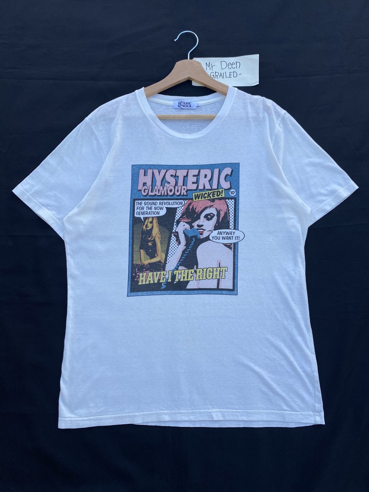 Hysteric Glamour Rare Vintage Hysteric Glamour Sexy Women Wicked Tshirt Size US M / EU 48-50 / 2 - 2 Thumbnail