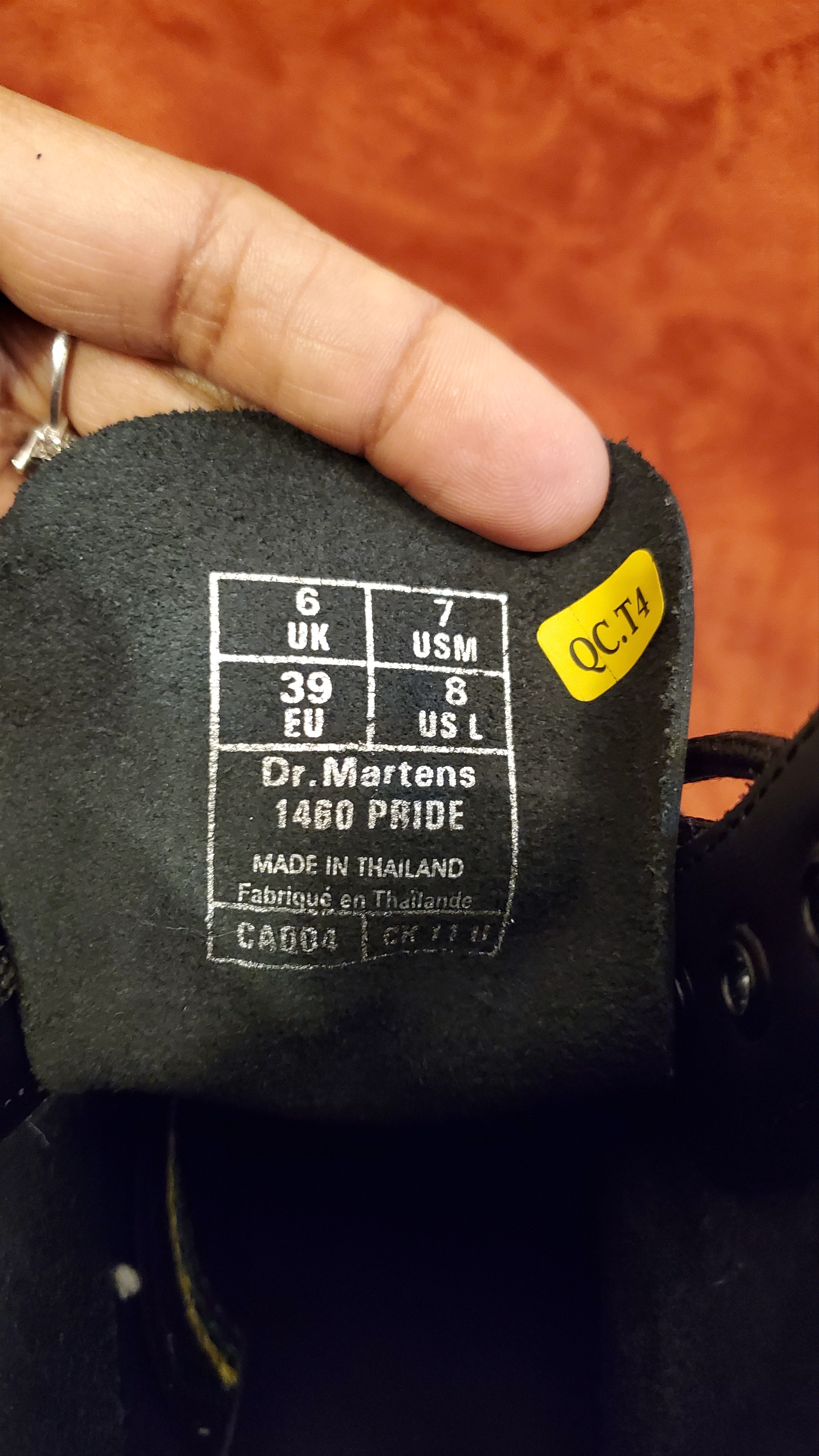 Dr. Martens DR MARTENS BLACK LEATHER PRIDE BOOTS Size US 8 / IT 38 - 1 Thumbnail