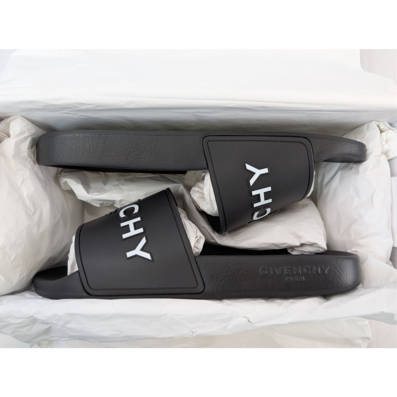 Givenchy o1rshd1 Slides Slippers Sandals in Black Size US 14 / EU 47 - 22 Thumbnail