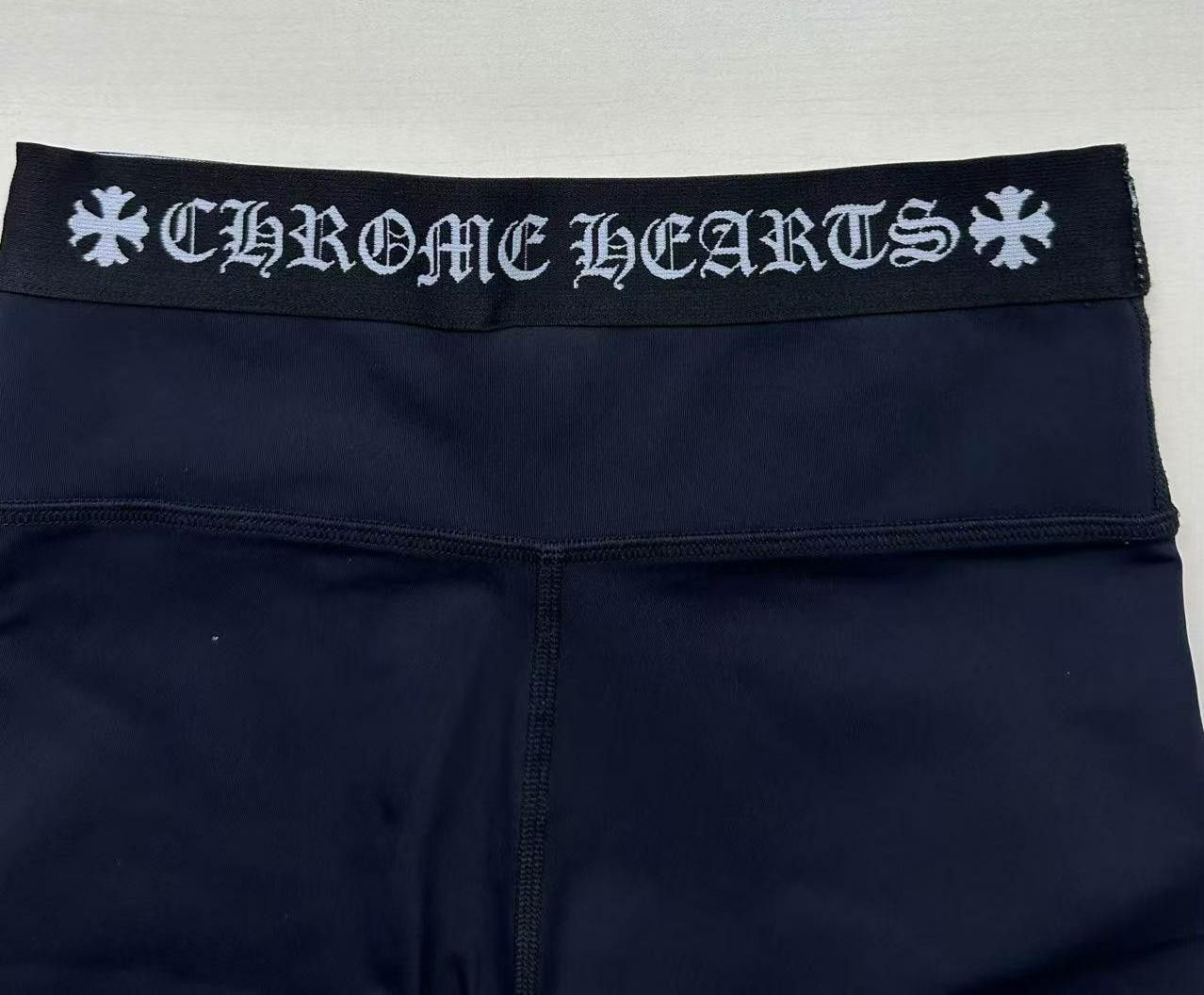 Chrome Hearts Chrome Hearts Women's Black Cross Biking Shorts Size 26" / US 2 / IT 38 - 3 Thumbnail