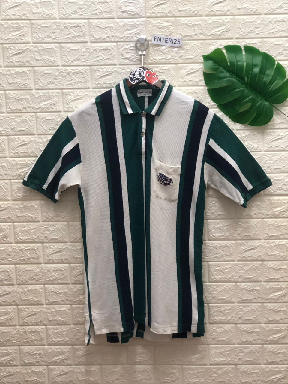 Other vintage 90s U.S Open Golf Stripe Knitwear Sweatshirt Size US L / EU 52-54 / 3 - 1 Thumbnail