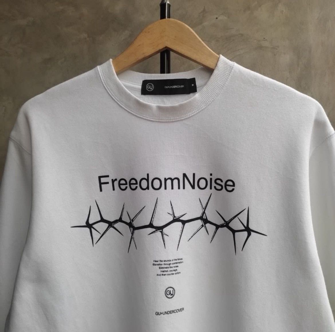 GU × Jun Takahashi × Undercover Undercover X Gu “Freedom Noise Sweatshirt Size US M / EU 48-50 / 2 - 2 Thumbnail
