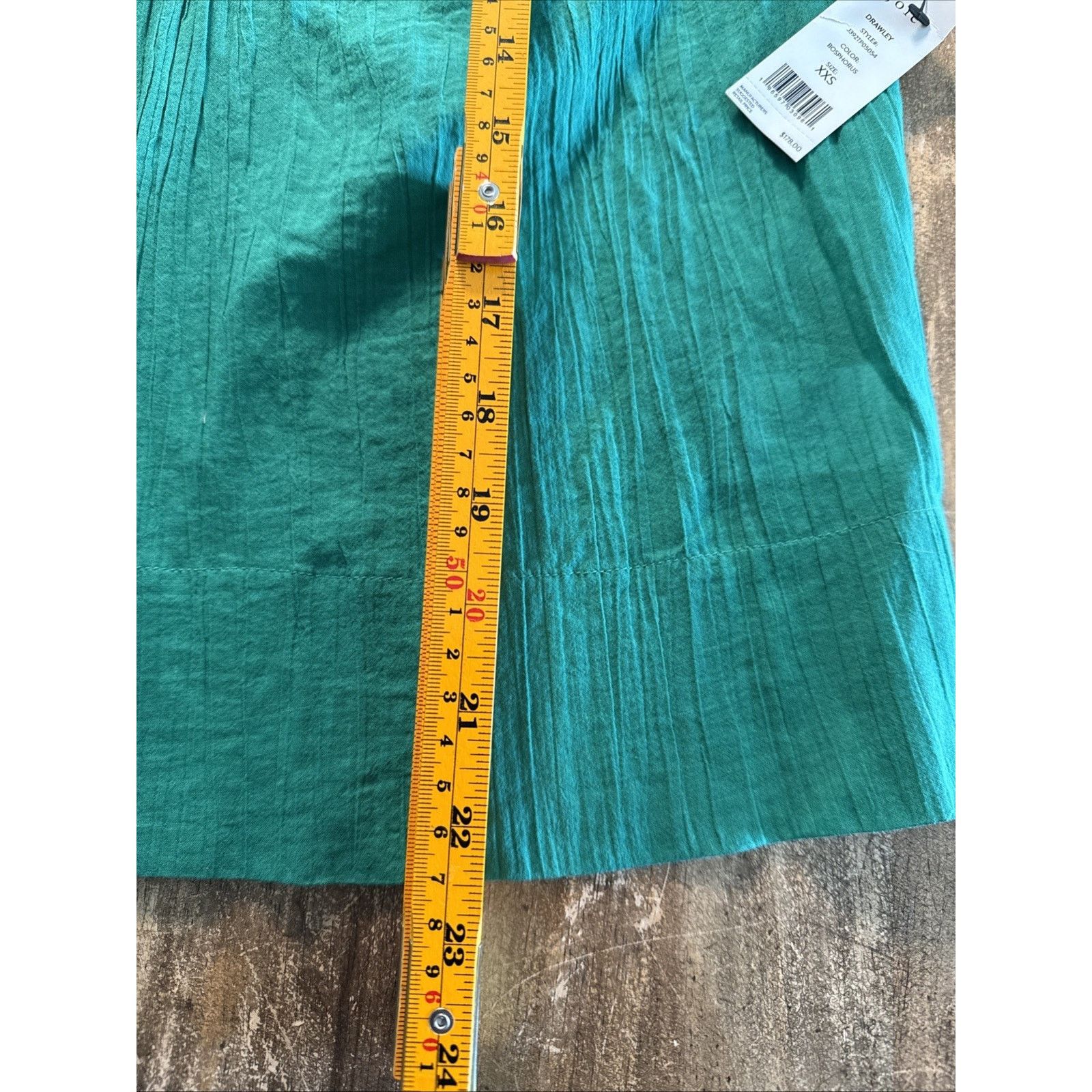 Joie Joie Drawley Cotton Top Women XXS Green Split Neck Ruffle Size XXS / US 00 / IT 34 - 6 Thumbnail