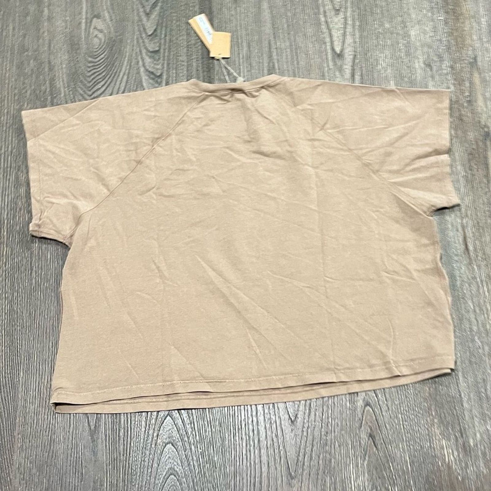 SKIMS NWT Skims New Vintage Cropped Raglan T-Shirt Desert 4X Size 4XL / US 24-26 - 4 Thumbnail
