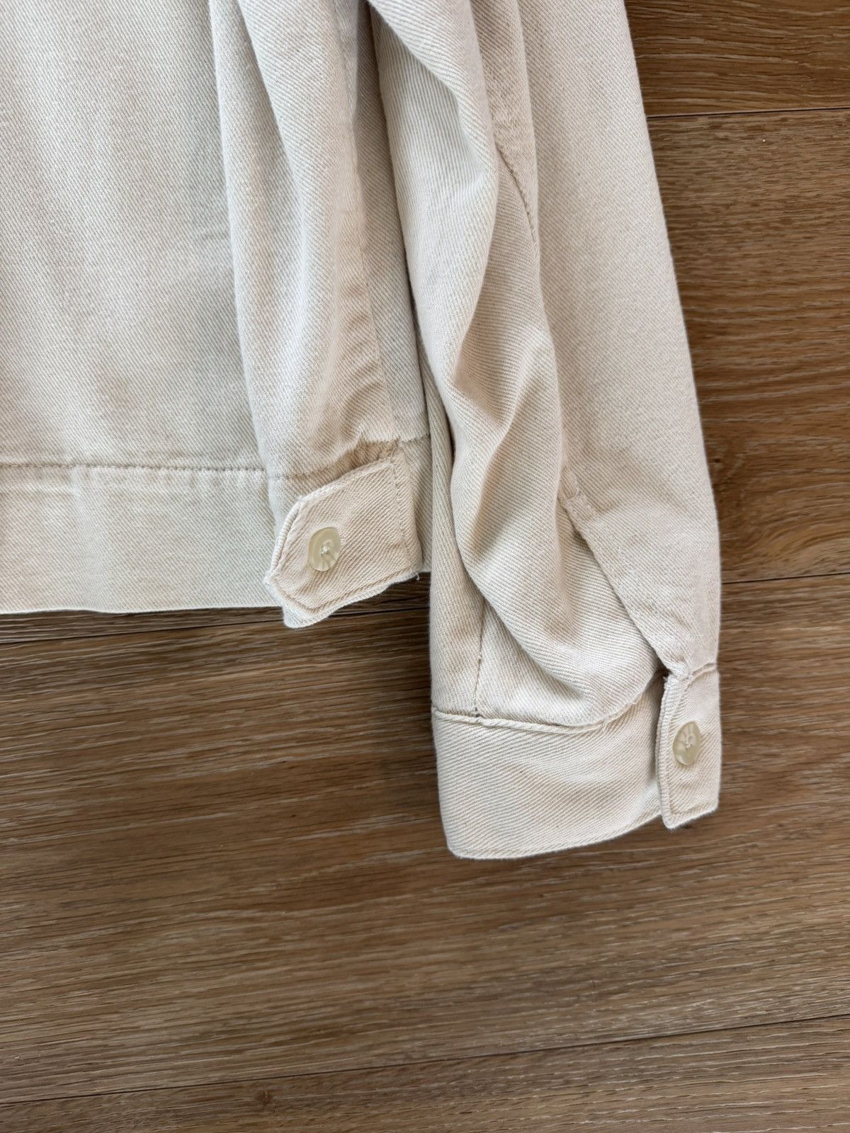 Zara NWT ZARA Utility Chore Crop Jacket Beige Cream Full Zip Size US L / EU 52-54 / 3 - 5 Thumbnail