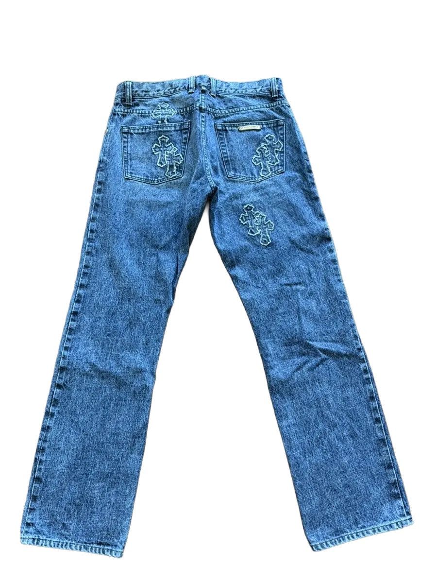 Chrome Hearts Chrome Hearts Denim Cross Patch Jeans (34) Size US 34 / EU 50 - 2 Thumbnail