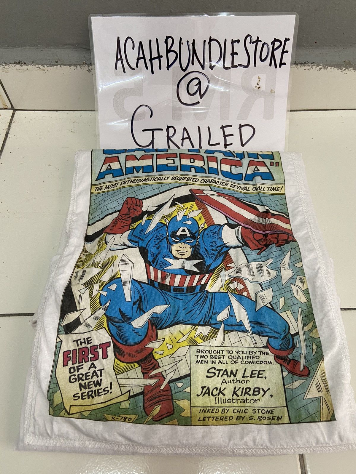 Marvel Comics CAPTAIN AMERICA MARVEL COMICS LONG SLEEVE Size US L / EU 52-54 / 3 - 17 Thumbnail