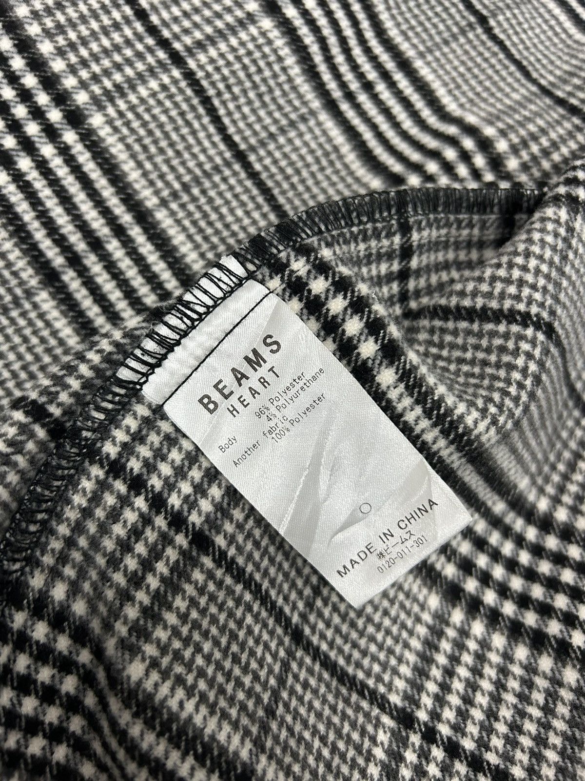 Beams Plus × Japanese Brand Beams Heart Tartan Plaid Shacket Size US L / EU 52-54 / 3 - 7 Thumbnail