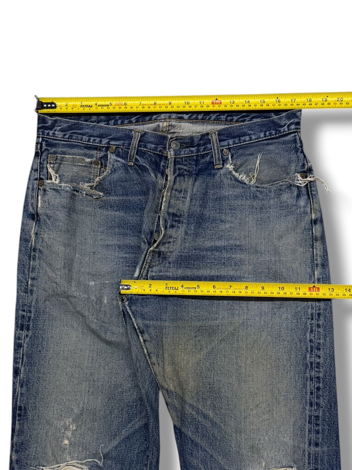 Denime Vintage 90s Denime Lot 272 Selvedge Denim Jeans Japan | W35 Size US 35 - 19 Thumbnail