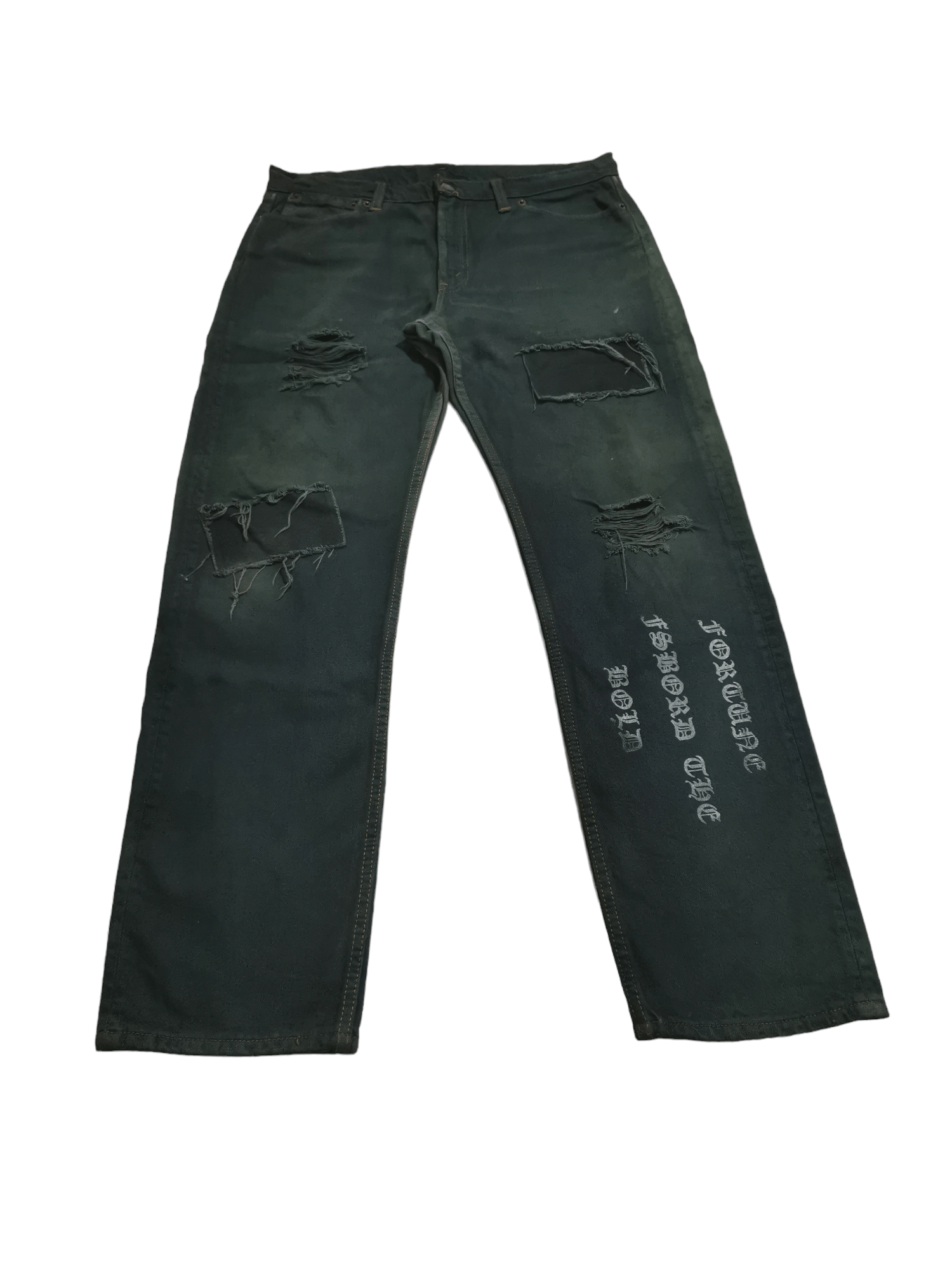 Jean × Vintage Japan Punk Seditionaries Patchwork Jeans Size US 34 / EU 50 - 1 Thumbnail
