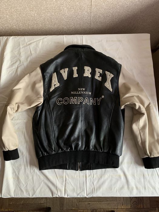 Avirex AVIREX leather jacket, New Millennium, vintage 90s hip hop M Size US M / EU 48-50 / 2 - 1 Thumbnail