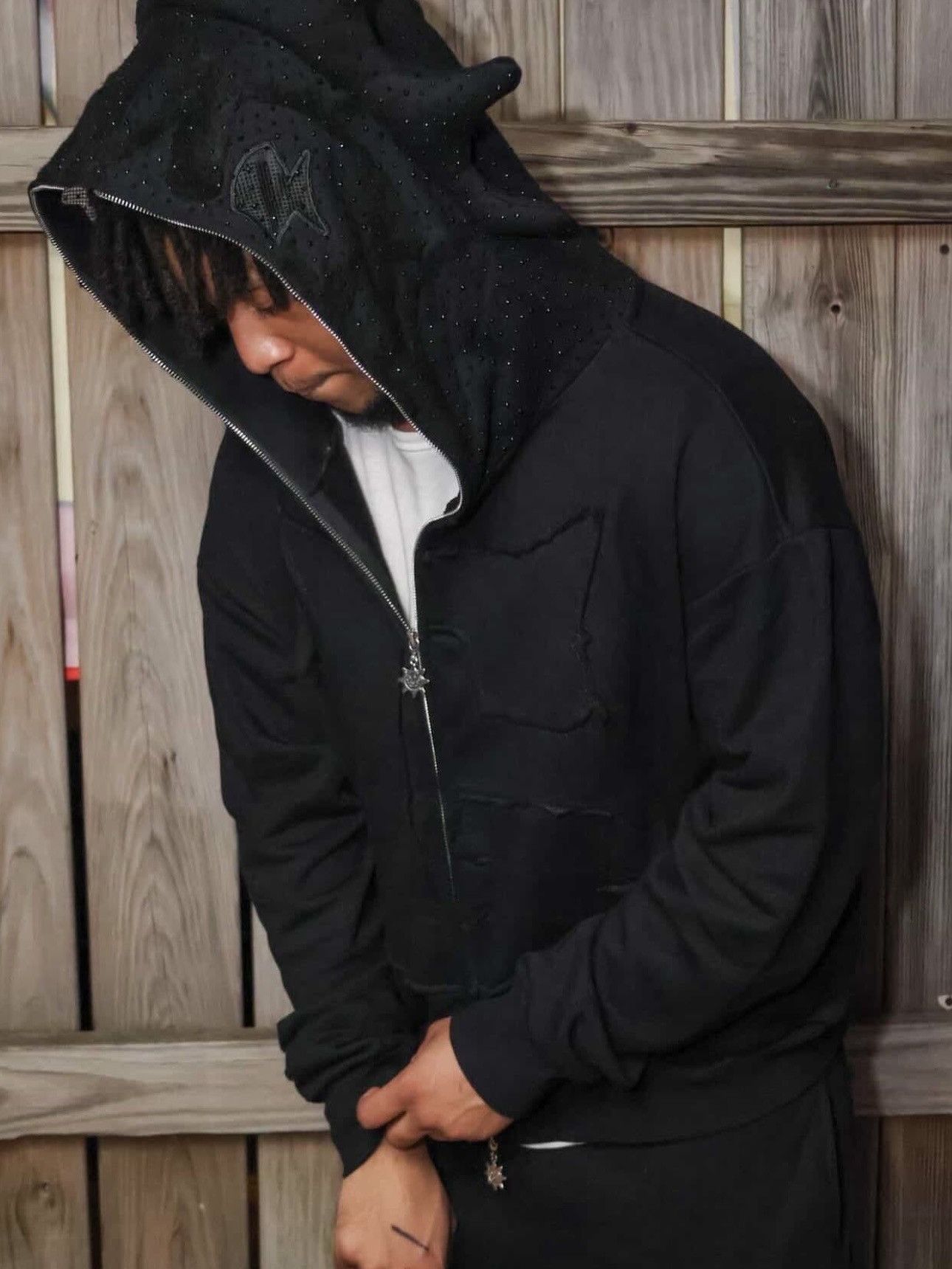 Glo Gang Glo Gang 3hunna Zip Up Hoodie Boxy Fit L size Ftp Hype Size US M / EU 48-50 / 2 - 1 Thumbnail