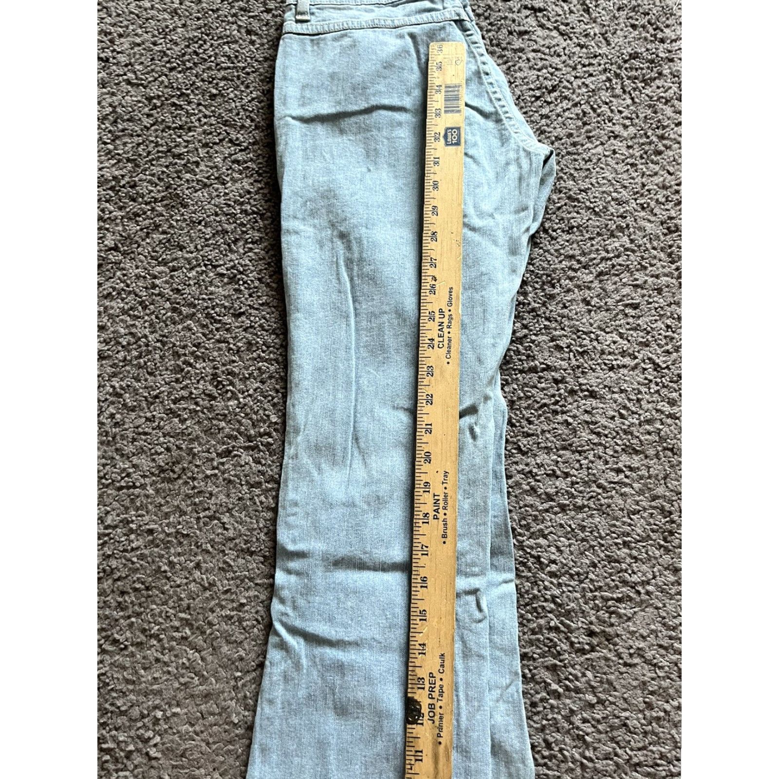 Tommy Hilfiger VINTAGE Tommy Hilfiger Jeans Women Size 1 Light Wash Boot Cut Button Fly Womens Jeans 1 Light Blue Modern 90s Theme Size 25" / US 0 / IT 36 - 7 Thumbnail