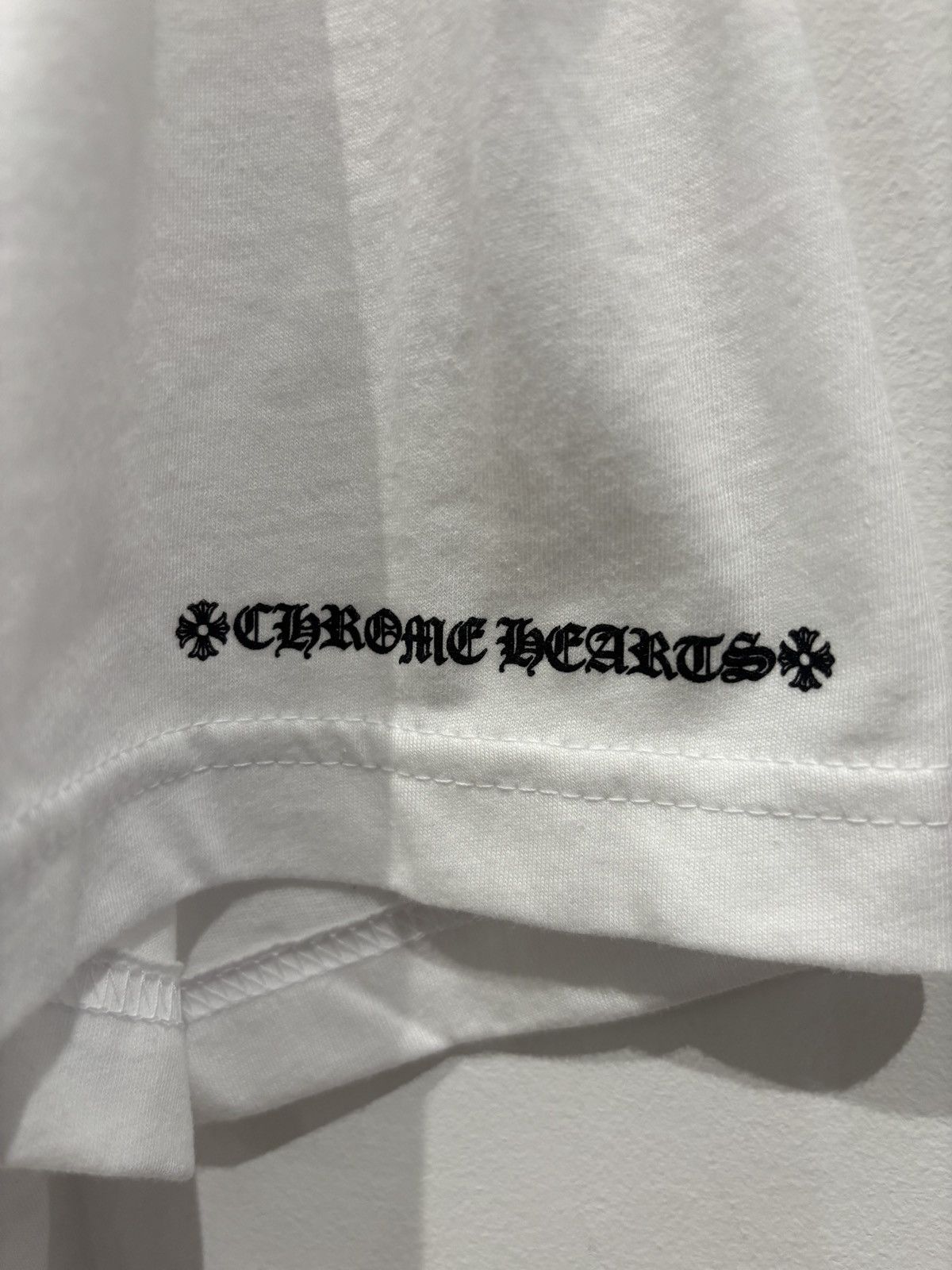Chrome Hearts Chrome Hearts Scroll Logo Shirt White Size: XL Size US XL / EU 56 / 4 - 5 Thumbnail