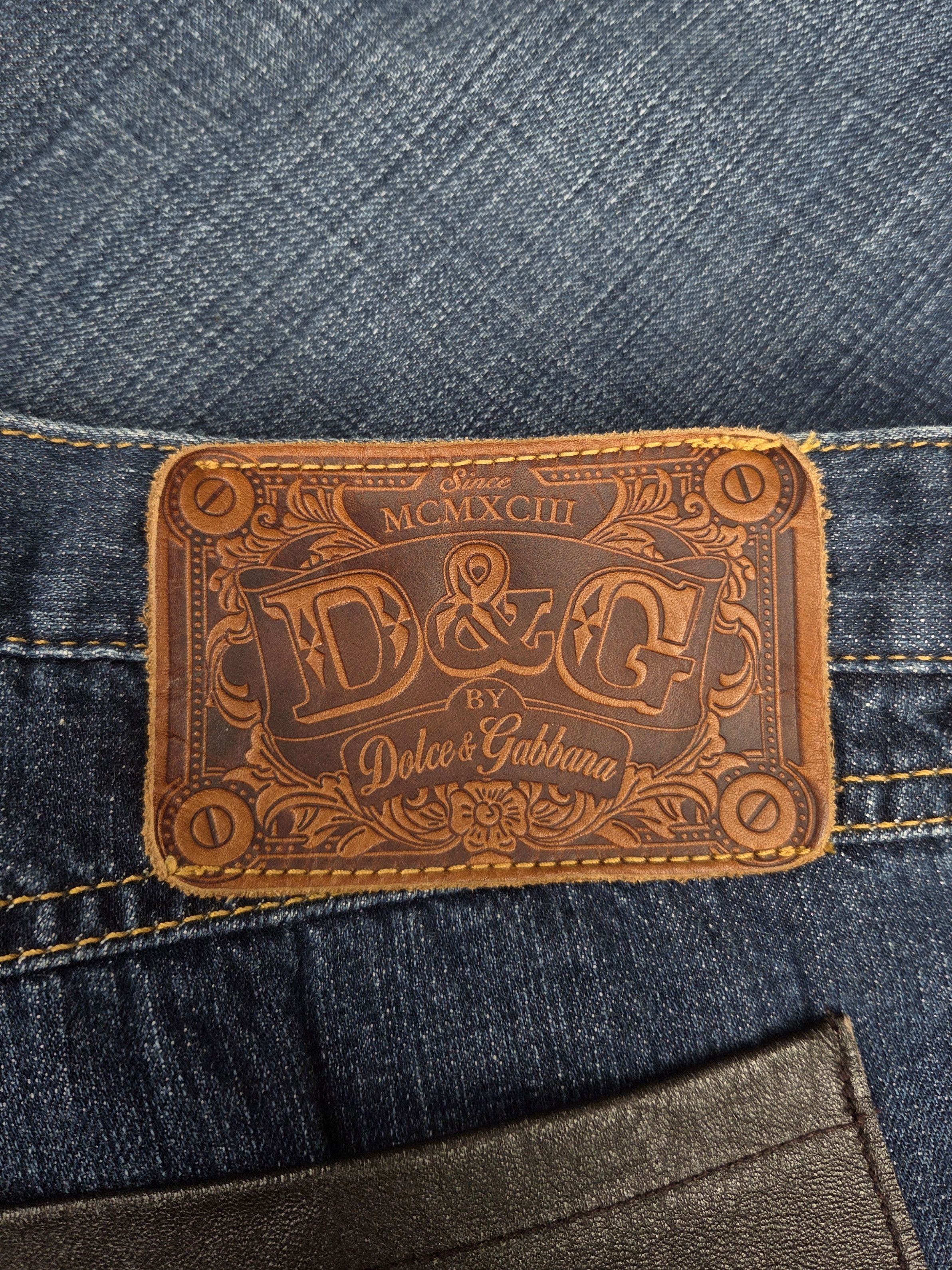 Dolce & Gabbana SS03 Dolce & Gabbana Patchwork Distressed denim Size US 30 / EU 46 - 4 Thumbnail