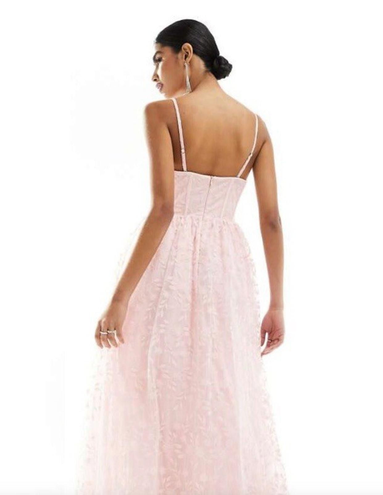 Issey Miyake Maya Premium bandeau organza maxi dress RPR £195 NEW size L Size M / US 6-8 / IT 42-44 - 3 Thumbnail