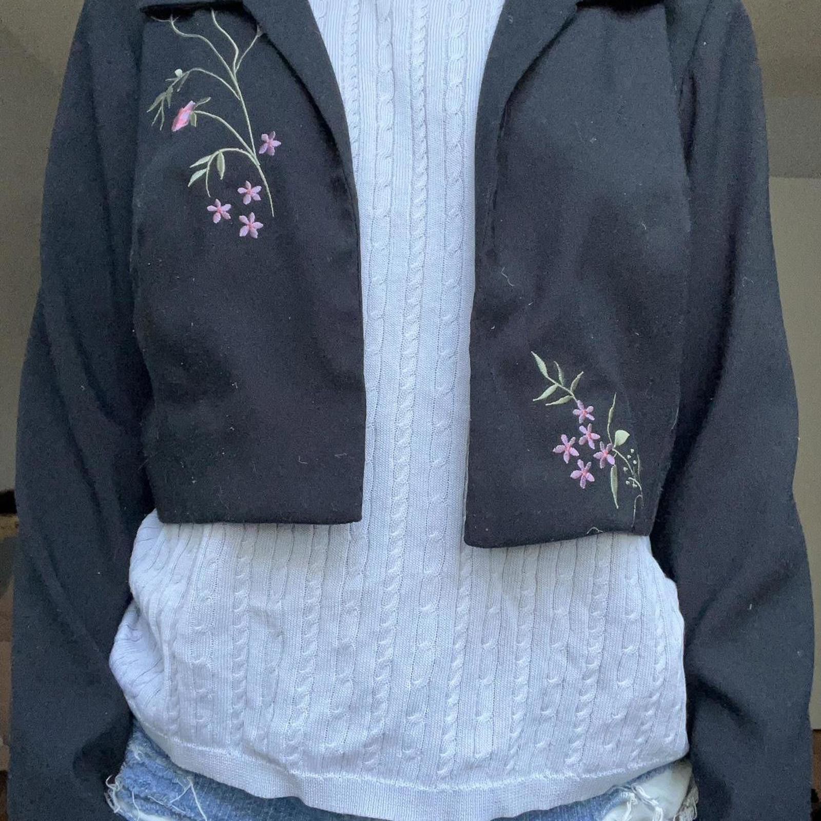 Other Women's Black and Navy Jacket Size S / US 4 / IT 40 - 5 Thumbnail