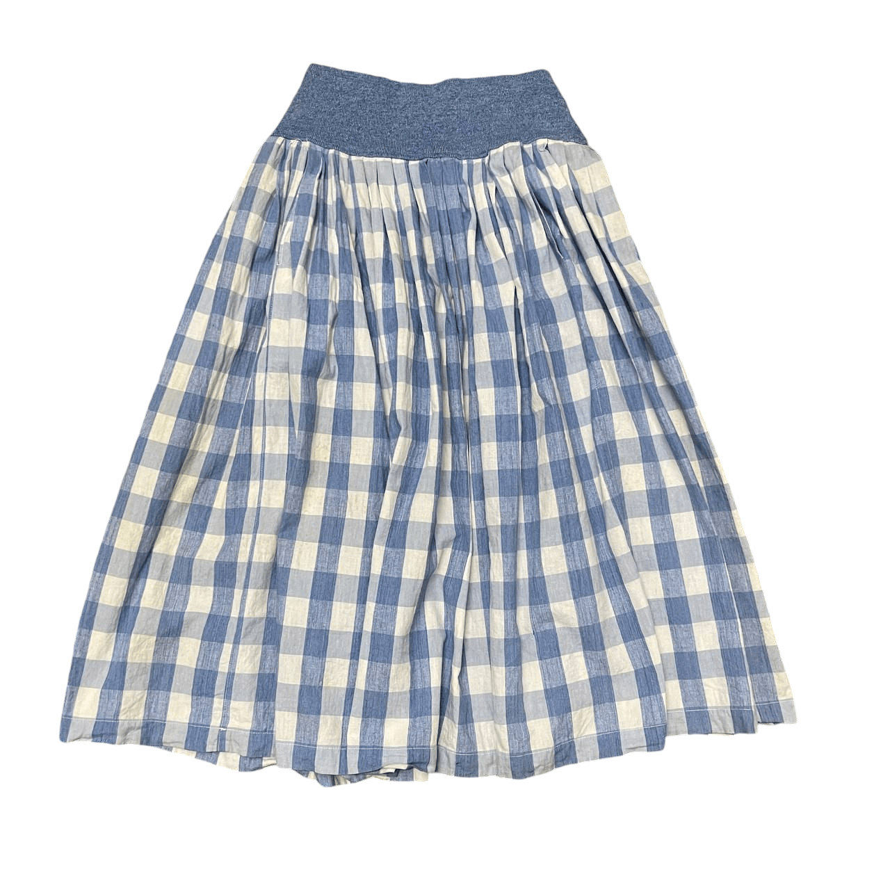 Issey Miyake Vintage 80's IS Care Label Issey Miyake Plaid Skirt Size 28" / US 6 / IT 42 - 1 Thumbnail