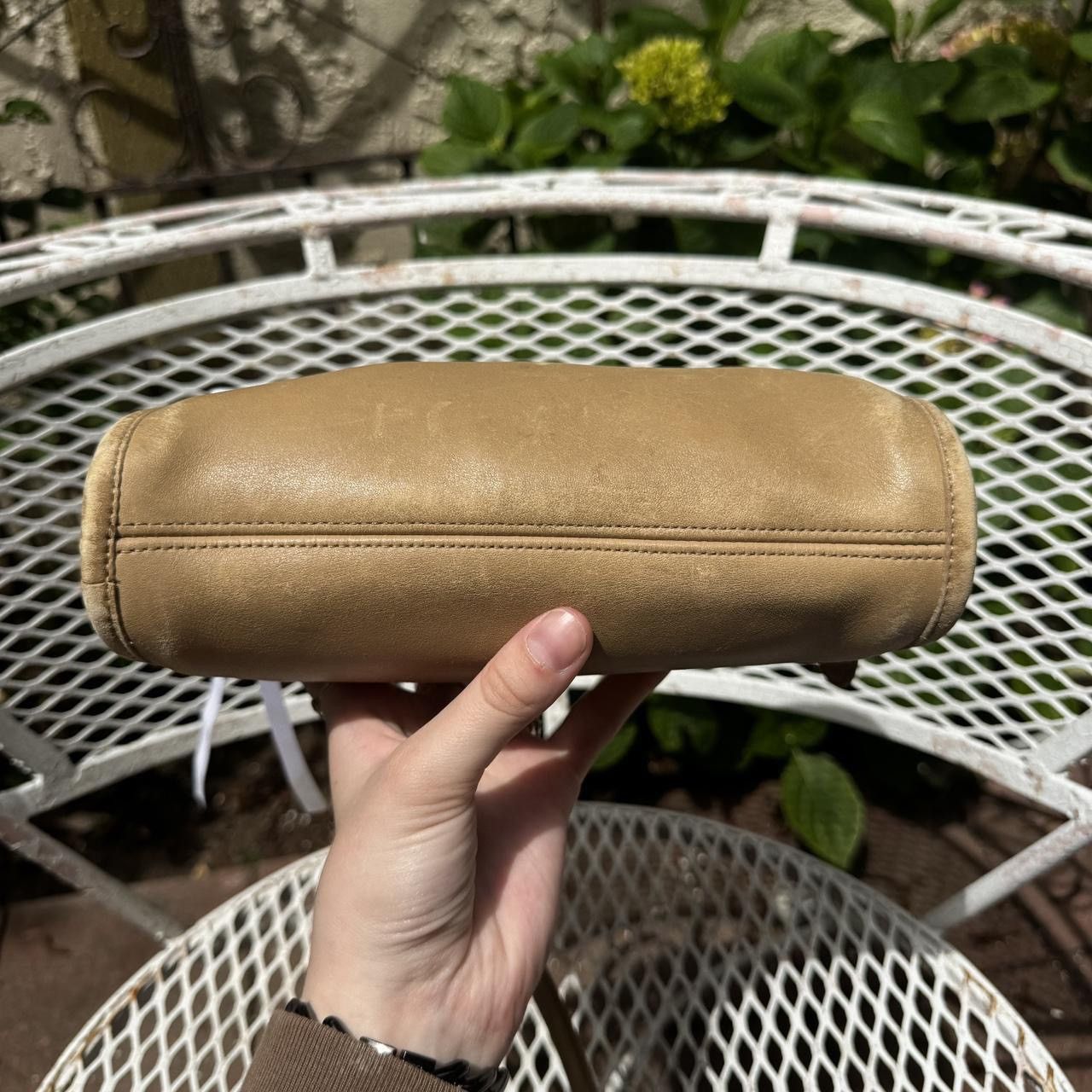 Coach Vintage 90’s Coach Tan Leather Crossbody Size ONE SIZE - 3 Thumbnail