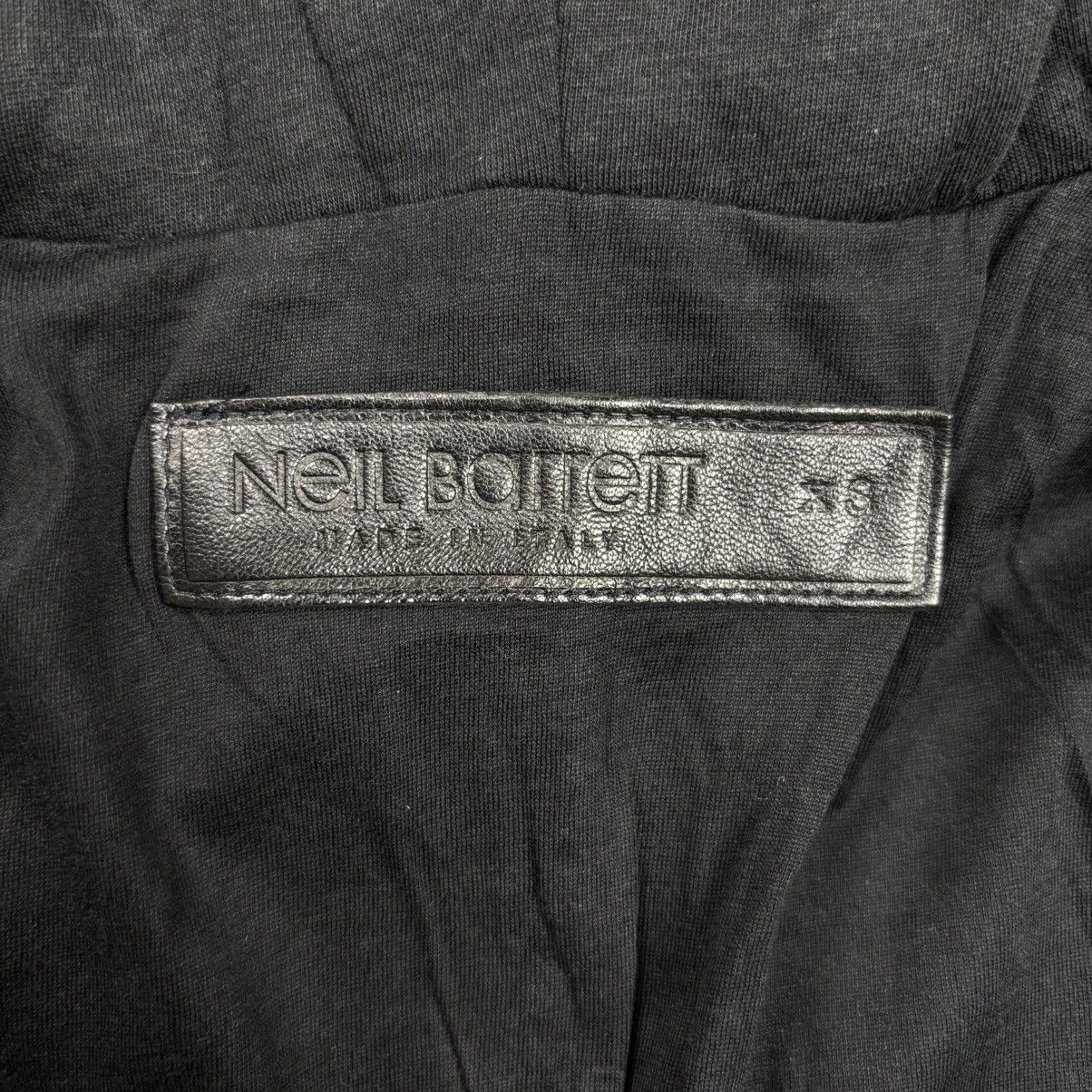 Neil Barrett 2000s Neil Barrett Indie Sleaze Hooded Leather Jacket Size US M / EU 48-50 / 2 - 9 Thumbnail