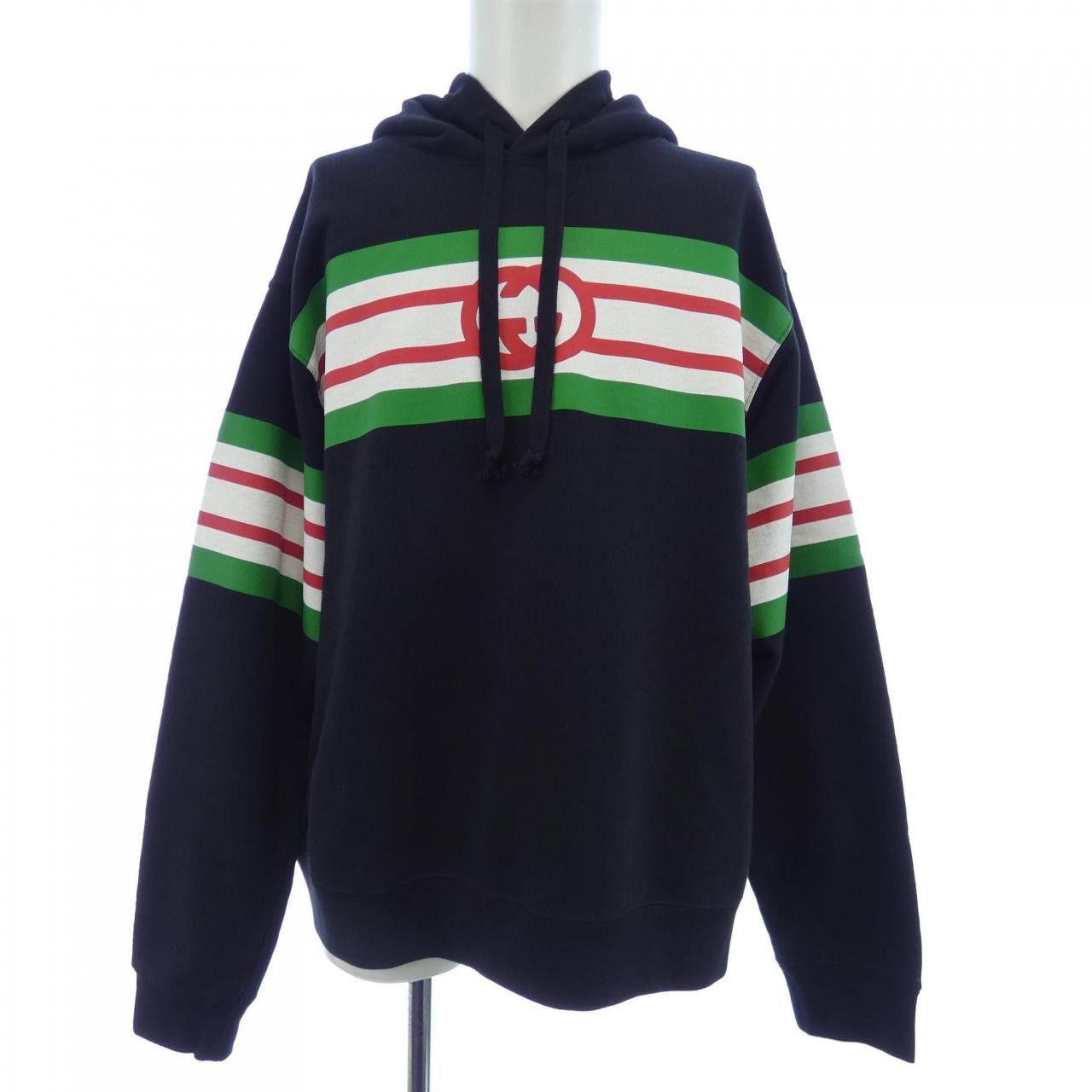 Gucci Gucci Gucci Interlocking G Hoodie Cotton Sweatshirts & Hoodies 646953 XJDAH DUTY FREE for USA Size ONE SIZE - 1 Thumbnail