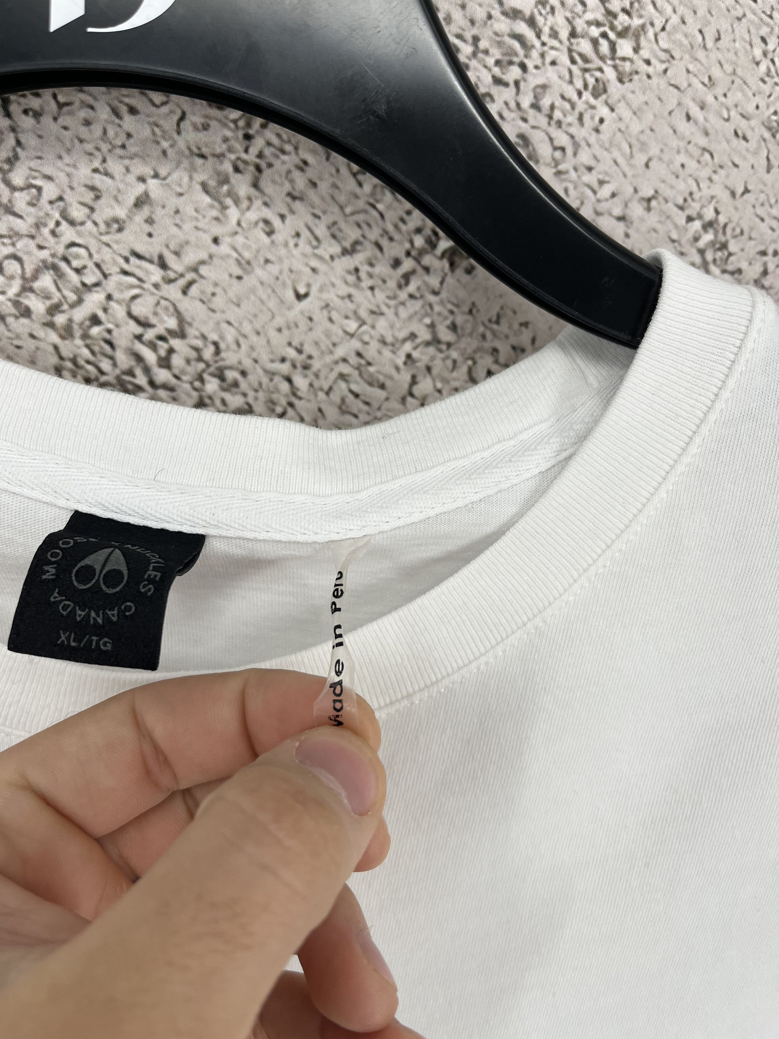 Moose Knuckles Moose Knuckles Augustine T-shirt White With Logo Print Size US XL / EU 56 / 4 - 7 Thumbnail
