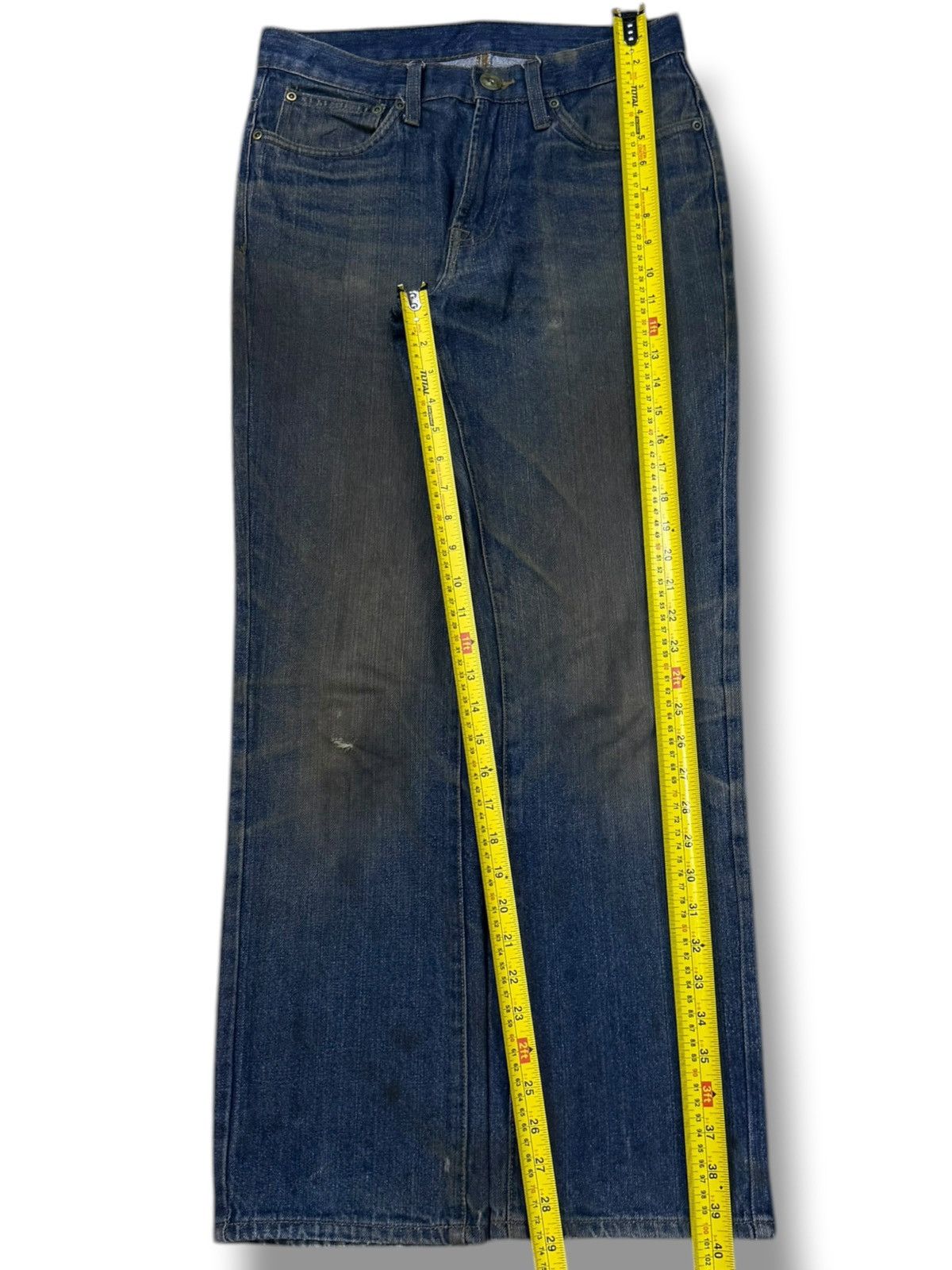 Japanese Brand Vintage Japanese Denim Jeans Y2K Vintage Fade mud wash | W29 Size US 29 - 11 Thumbnail