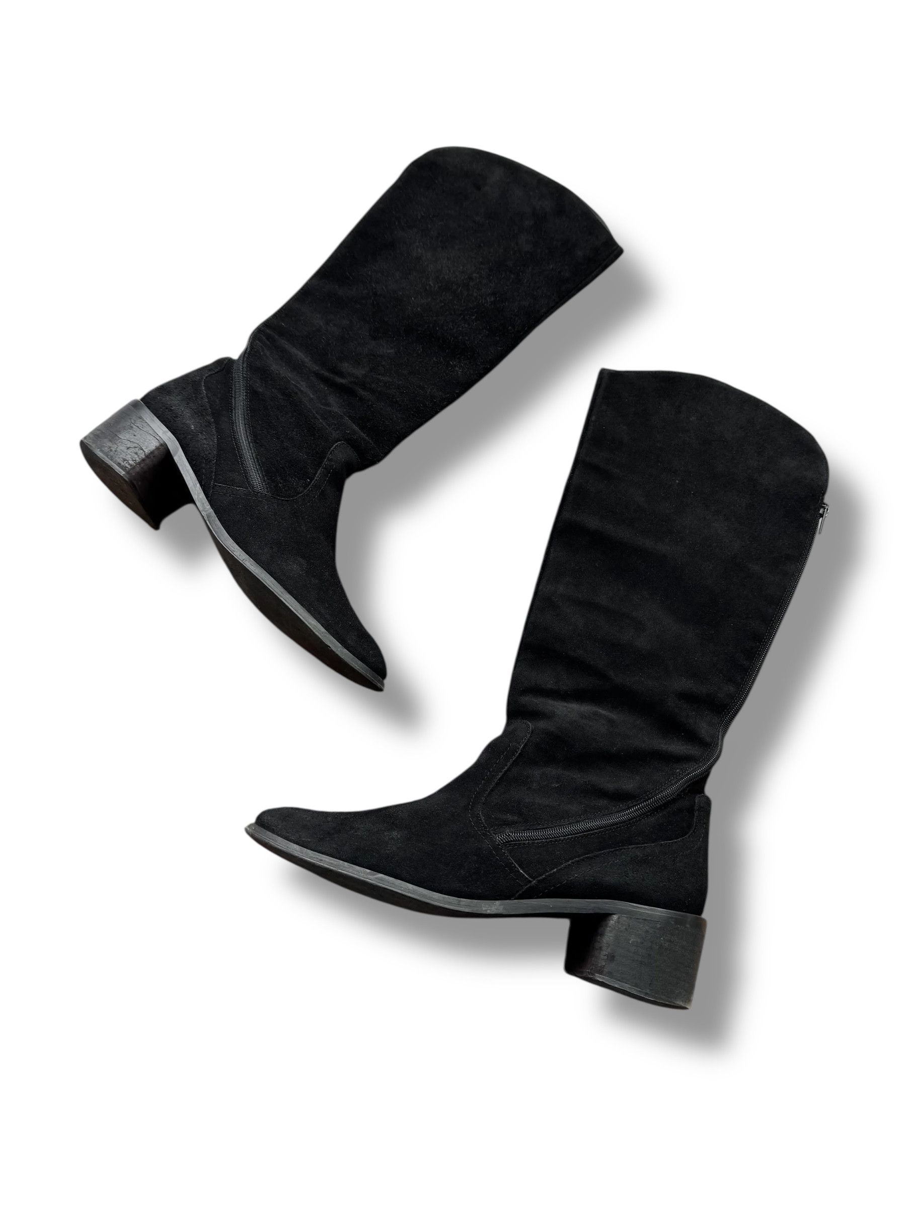 Other Y2K Suede Boots(V217) Size US 9.5 / EU 42-43 - 1 Thumbnail