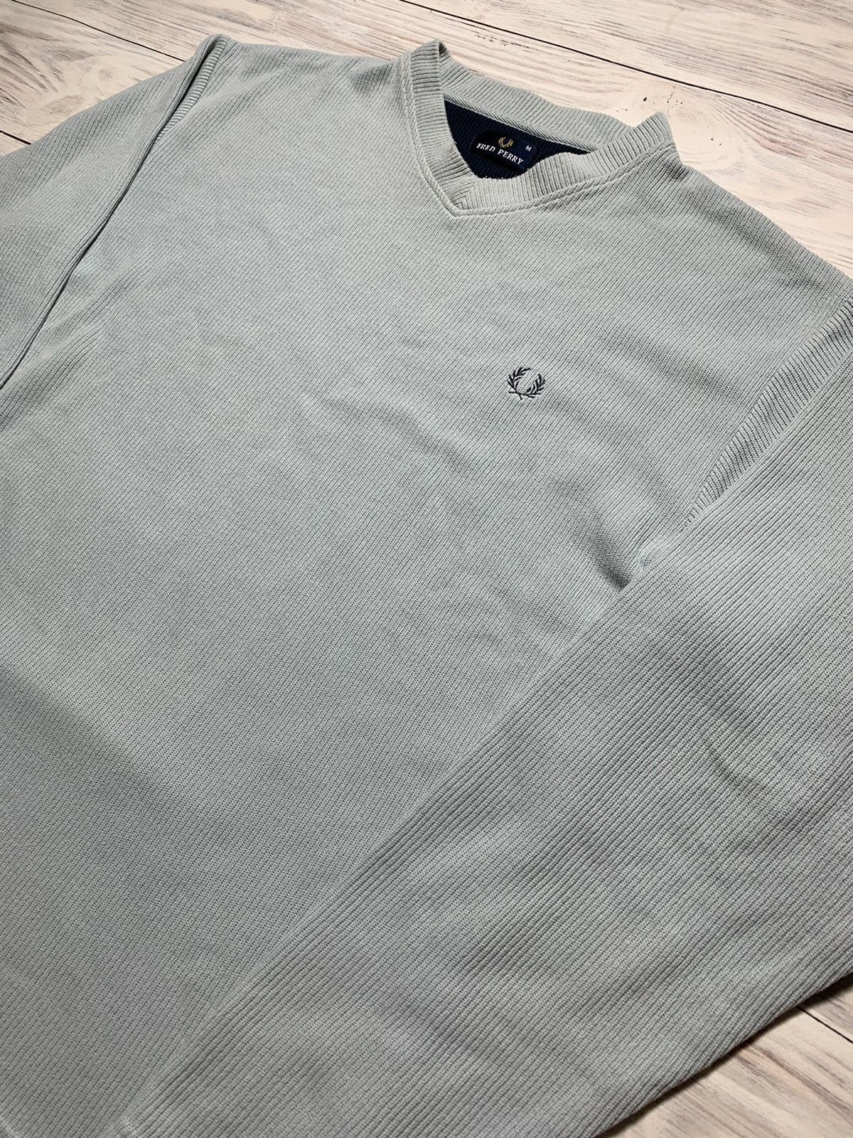 Fred Perry × Vintage Fred Perry vintage knit sweater casual old money Size US M / EU 48-50 / 2 - 2 Thumbnail