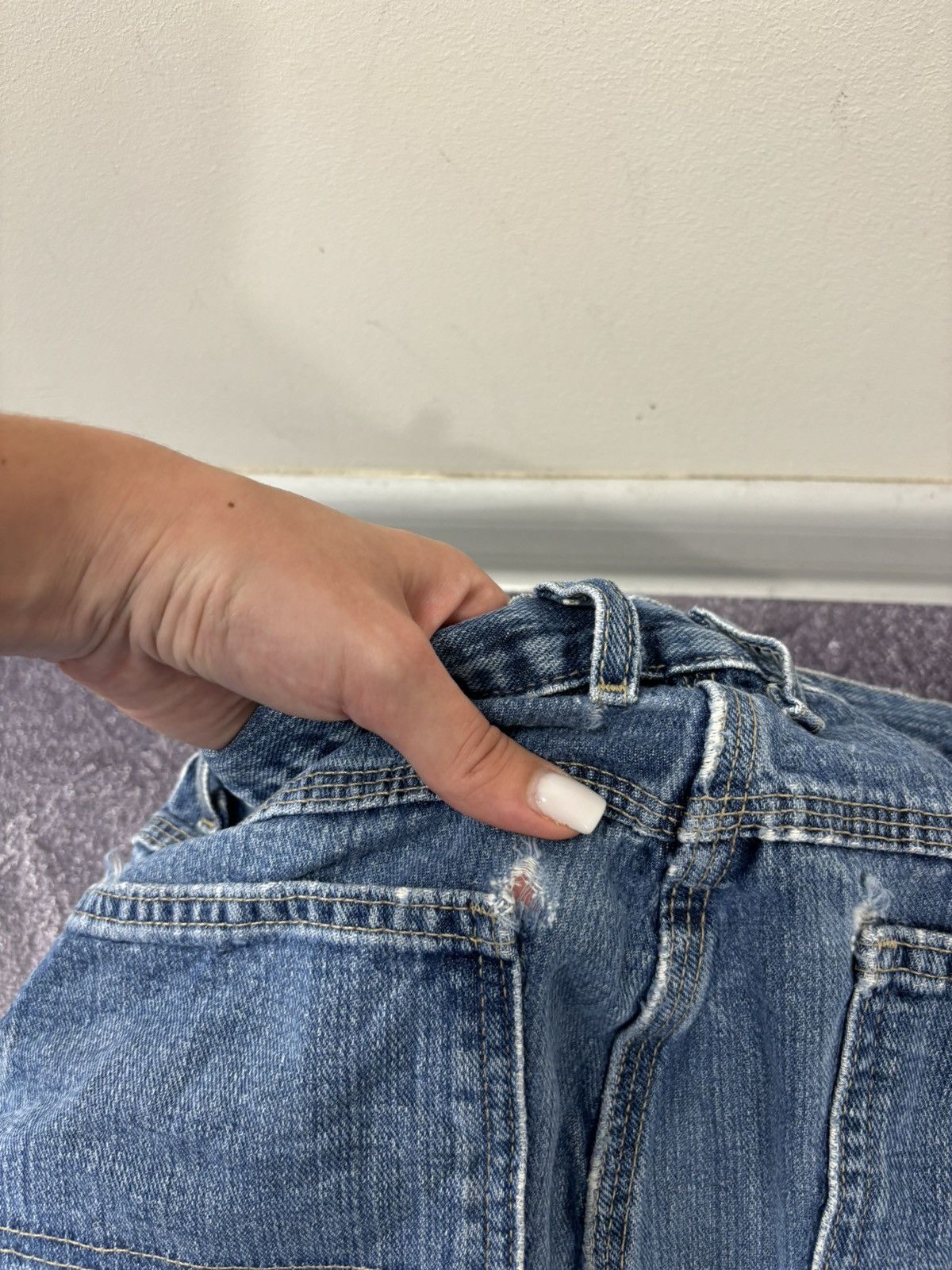 Dickies Vintage Dickies Workwear Y2K American Work Baggy Denim Jeans Size US 32 / EU 48 - 9 Thumbnail